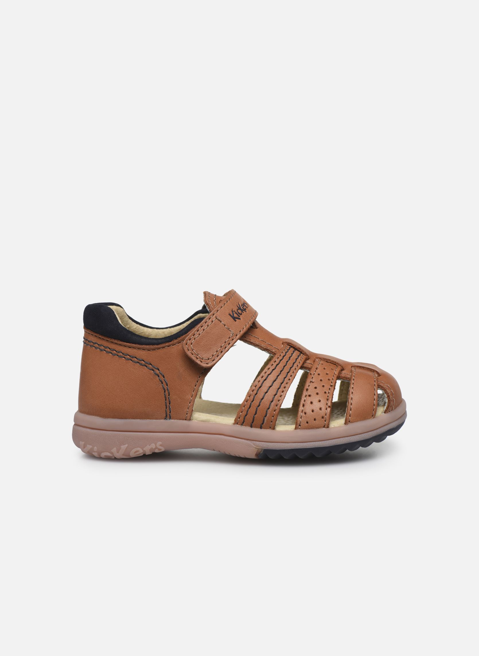 Sandales Platiback garçon marron Kickers Sandales Platiback garçon marron Camel
