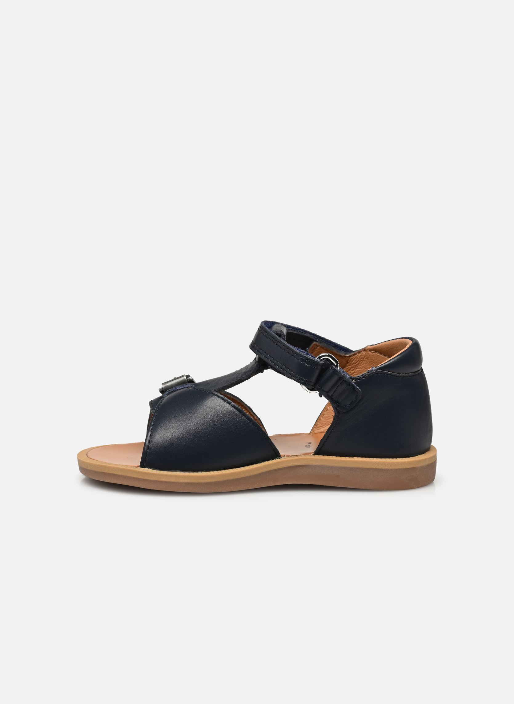 Sandales Poppy Easy garçon bleu Pom d Api Sandales Poppy Easy garçon bleu MARINE