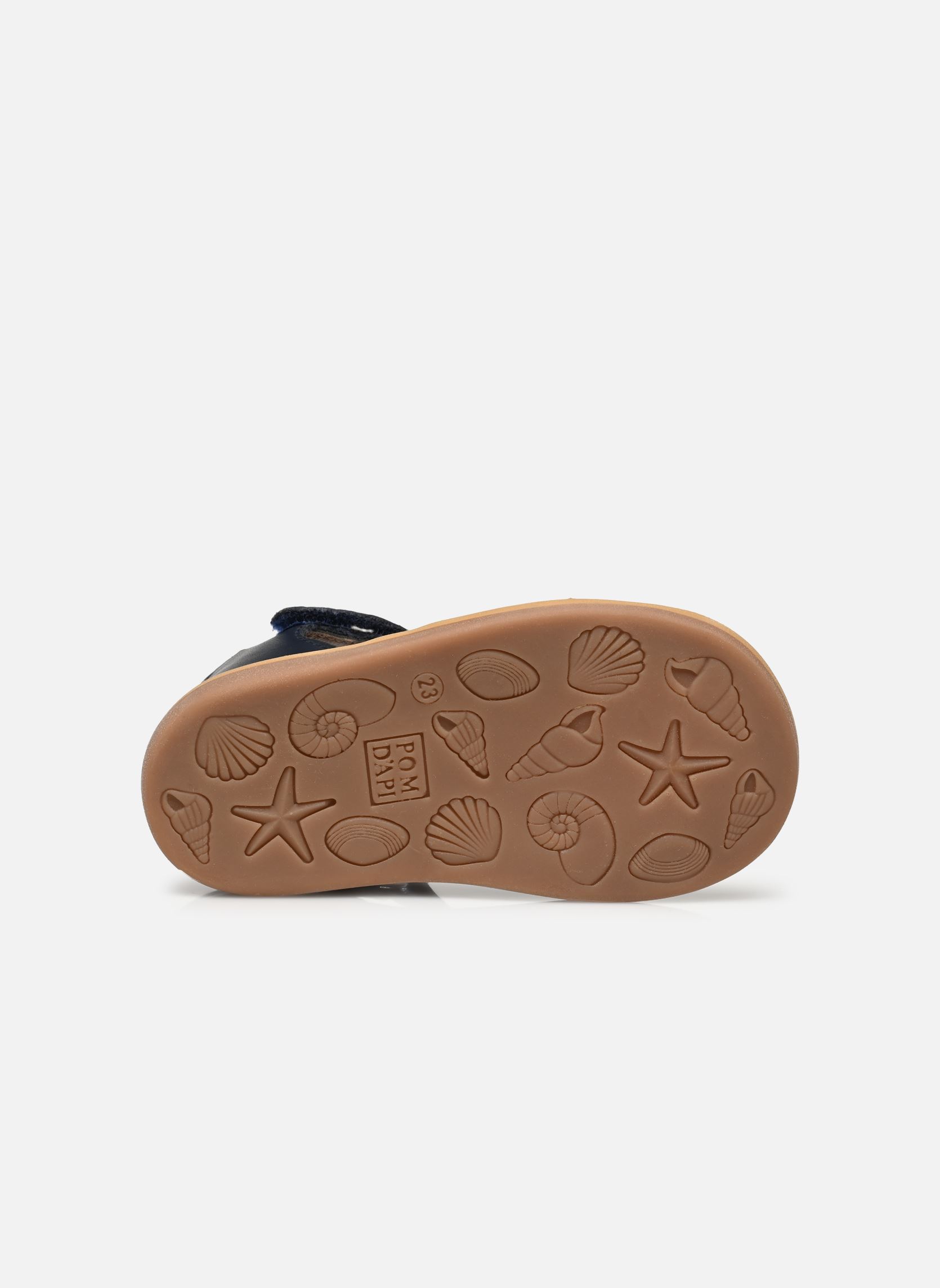 Sandales Poppy Easy garçon bleu Pom d Api Sandales Poppy Easy garçon bleu MARINE