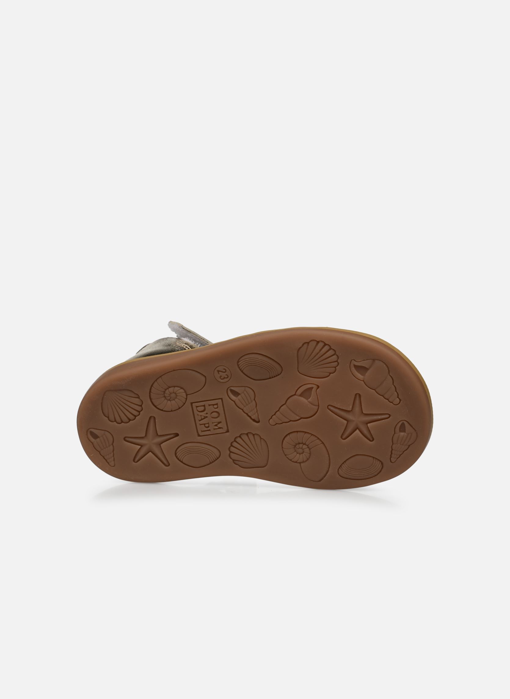 Sandali Poppy Lux bambina oro e bronzo Pom d Api Sandali Poppy Lux bambina oro e bronzo PLATINE MULTI