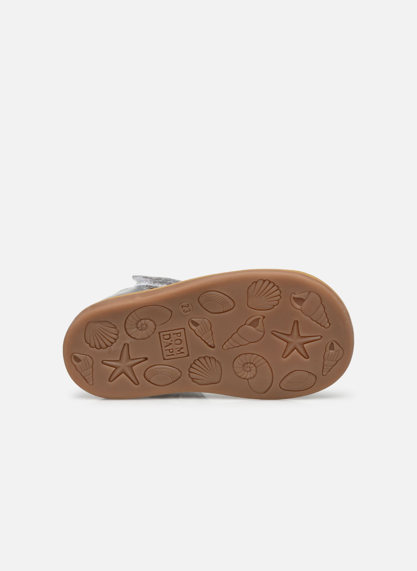 Sandali Poppy Tao Easy bambina argento Pom d Api Sandali Poppy Tao Easy bambina argento ARGENT - MULTI