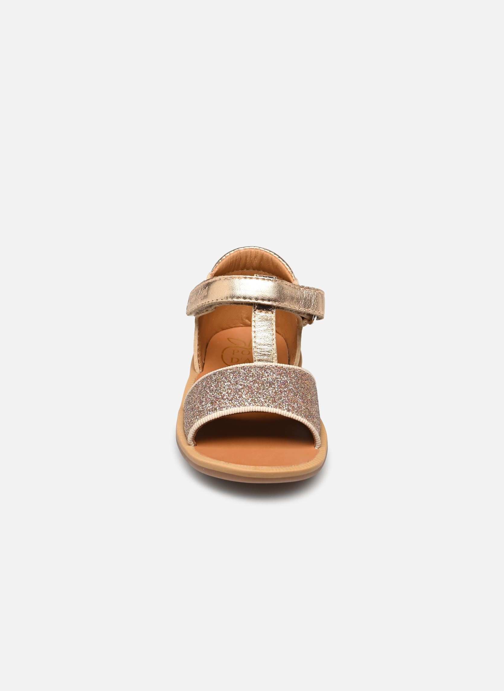 Sandalias Poppy Tao Easy niña oro y bronce Pom d Api Sandalias Poppy Tao Easy niña oro y bronce IVORY-GOLD