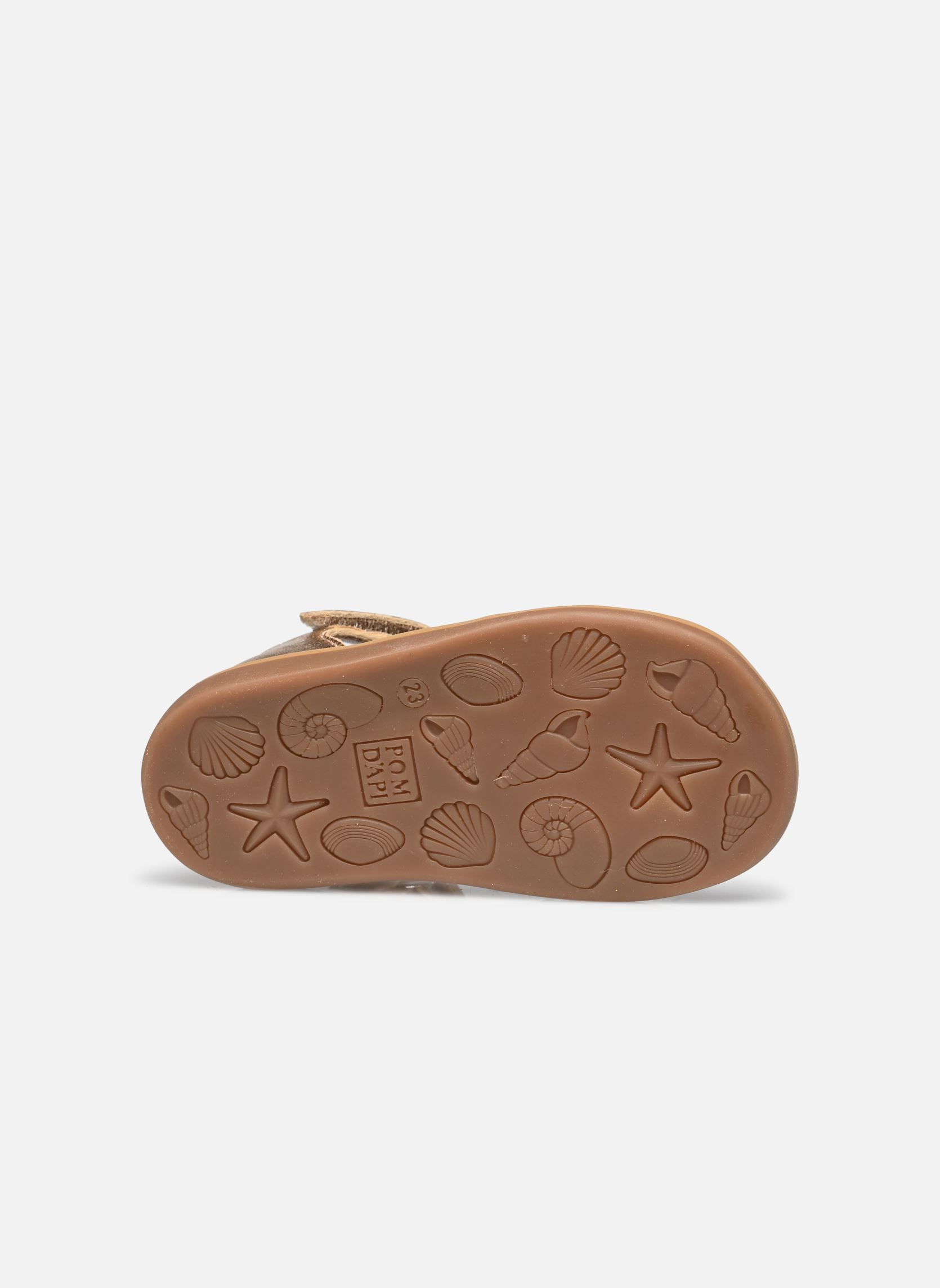 Sandalias Poppy Tao Easy niña oro y bronce Pom d Api Sandalias Poppy Tao Easy niña oro y bronce IVORY-GOLD