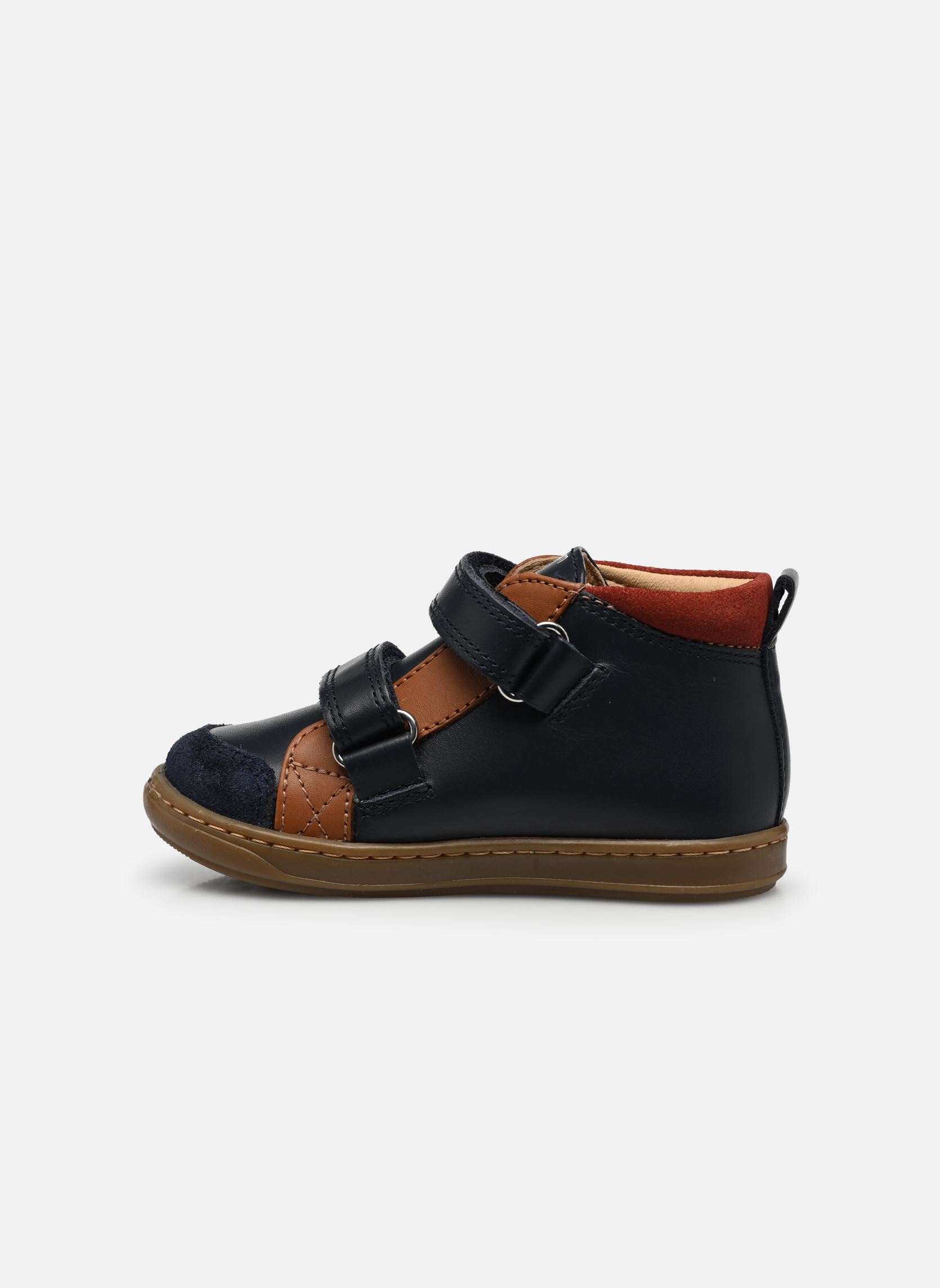 Chaussures premiers pas Bouba New Scratch garçon bleu Shoo Pom Chaussures premiers pas Bouba New Scratch garçon bleu NAVY - CAMEL - RUST
