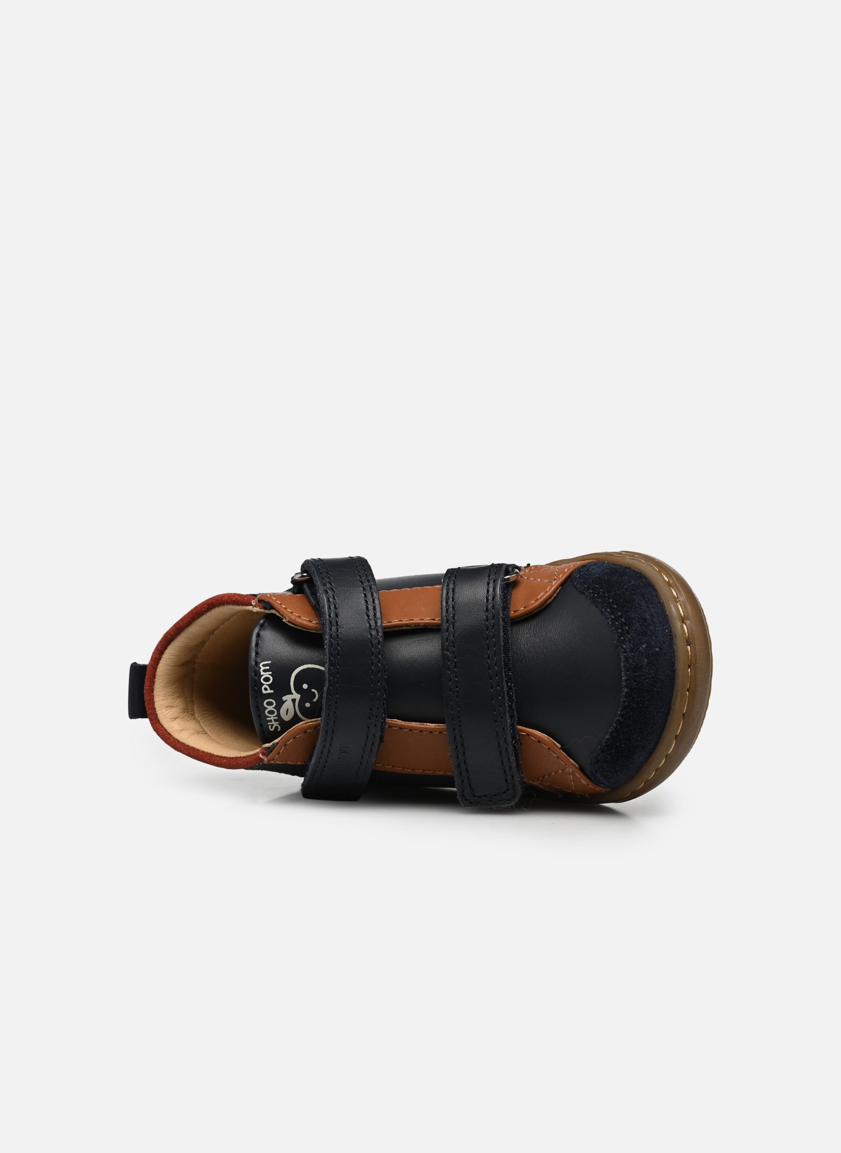 Chaussures premiers pas Bouba New Scratch garçon bleu Shoo Pom Chaussures premiers pas Bouba New Scratch garçon bleu NAVY - CAMEL - RUST