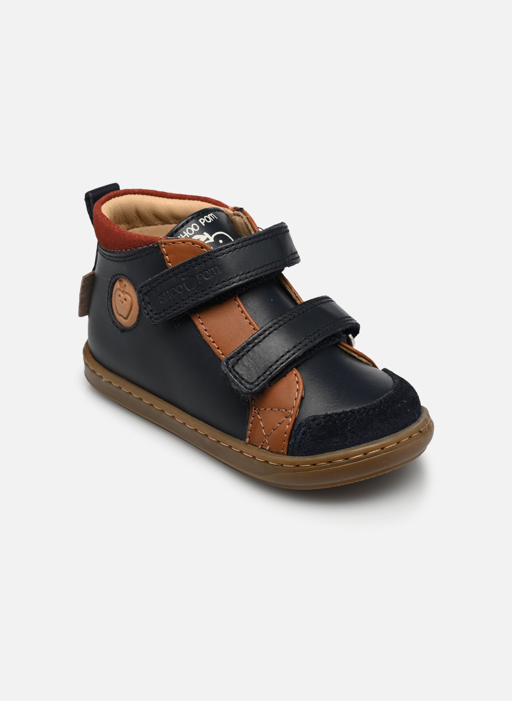 Chaussures premiers pas Bouba New Scratch garçon bleu Shoo Pom Chaussures premiers pas Bouba New Scratch garçon bleu NAVY - CAMEL - RUST
