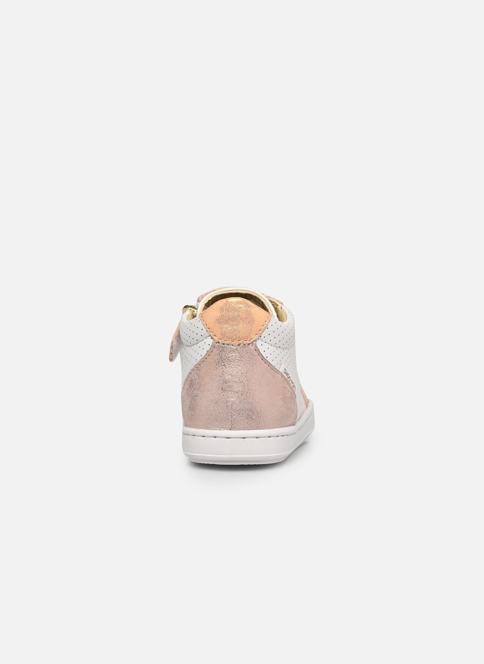 Chaussures premiers pas Bouba Zip Box fille blanc Shoo Pom Chaussures premiers pas Bouba Zip Box fille blanc WHITE-COPPER
