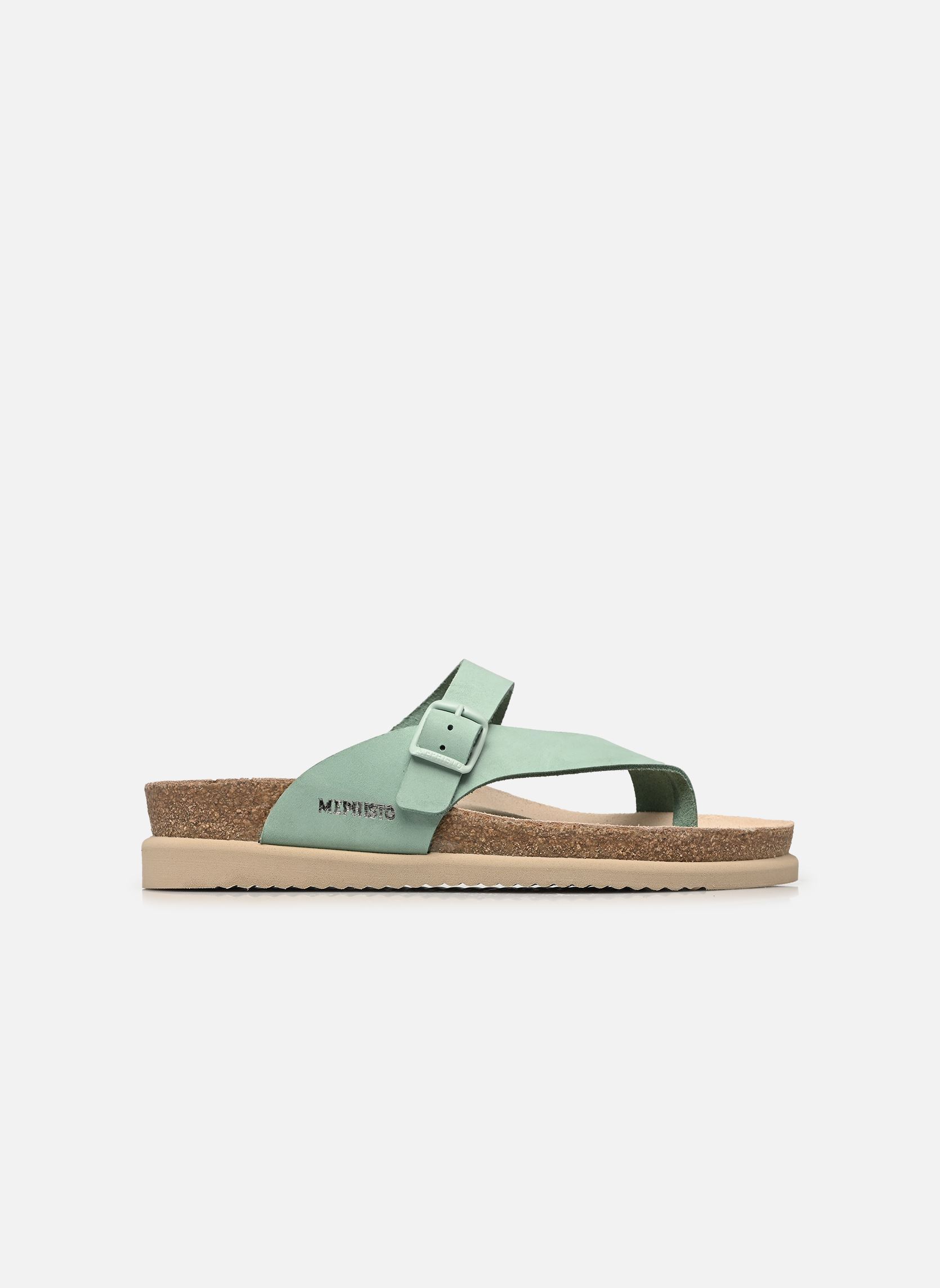 Mules Helen femme bleu Mephisto Mules Helen femme bleu LIGHT GRASS