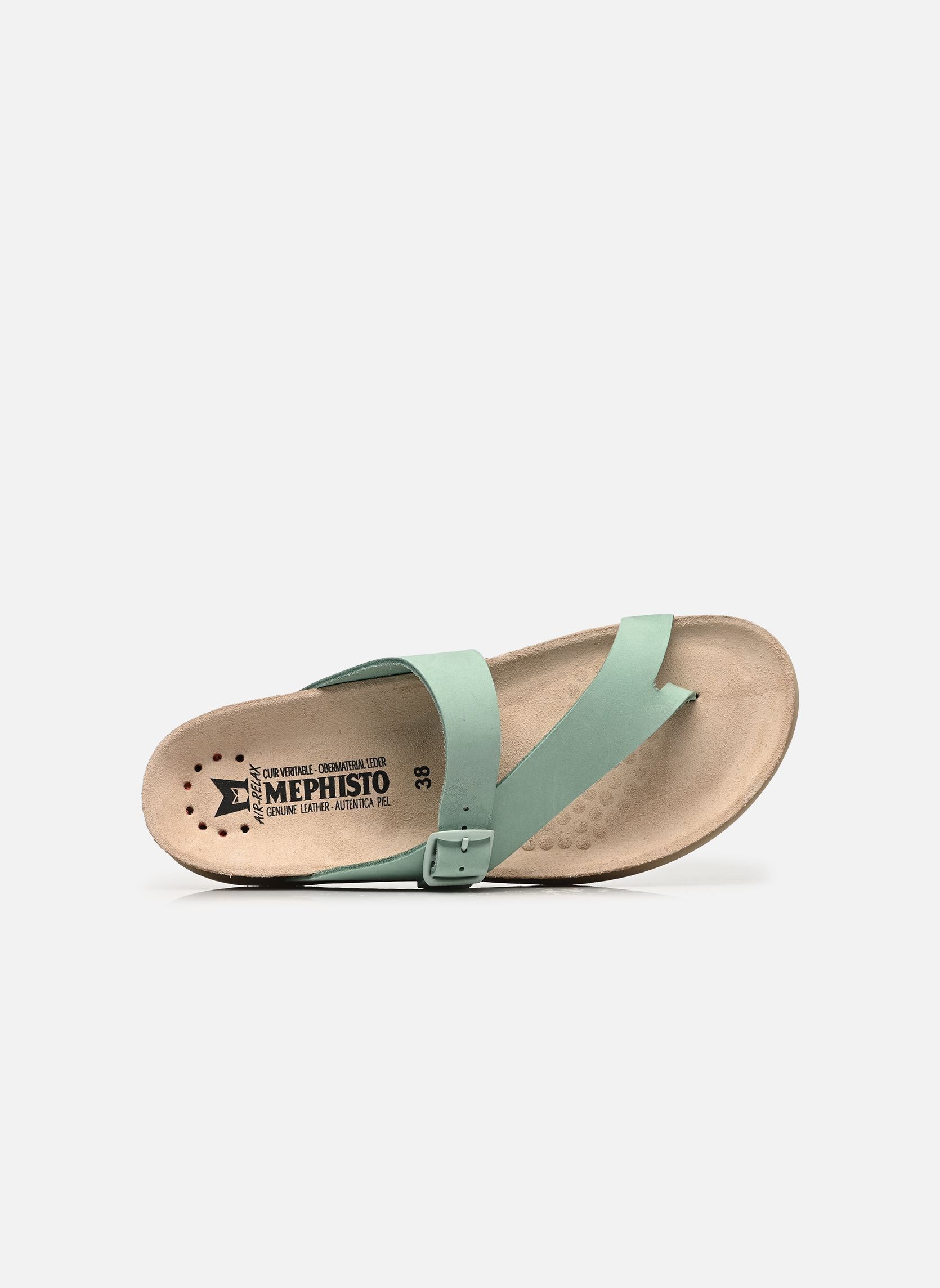Mules Helen femme bleu Mephisto Mules Helen femme bleu LIGHT GRASS