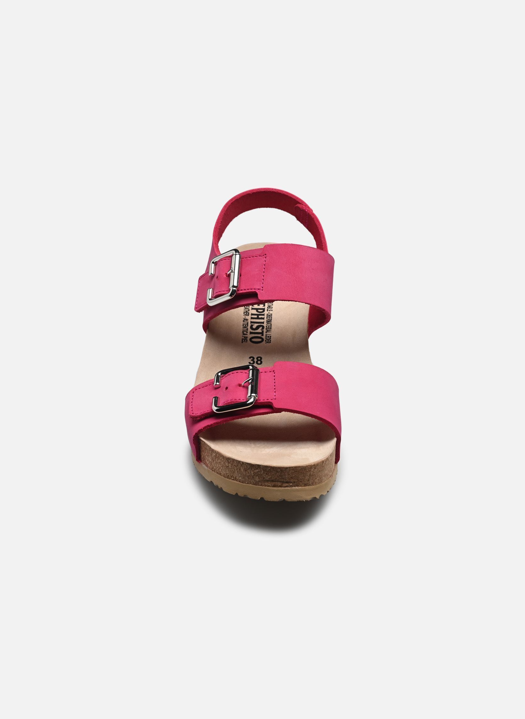 Sandali con zeppa e plateau Lissandra donna rosa Mephisto Sandali con zeppa e plateau Lissandra donna rosa FUCHSIA