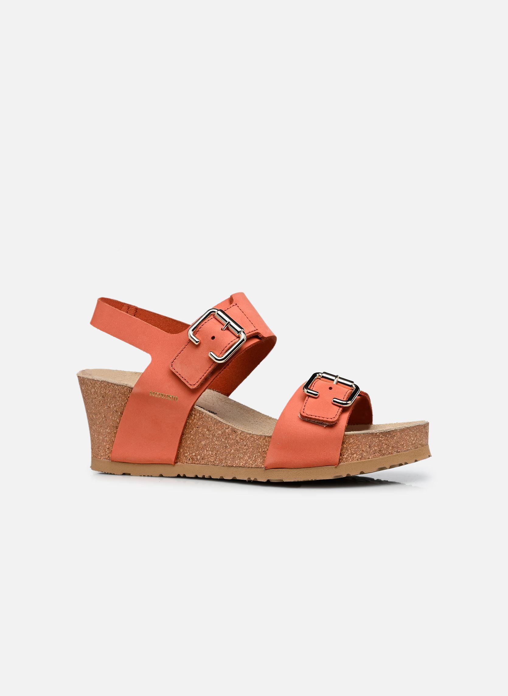 Sandali con zeppa e plateau Lissandra donna rosso Mephisto Sandali con zeppa e plateau Lissandra donna rosso CHILI