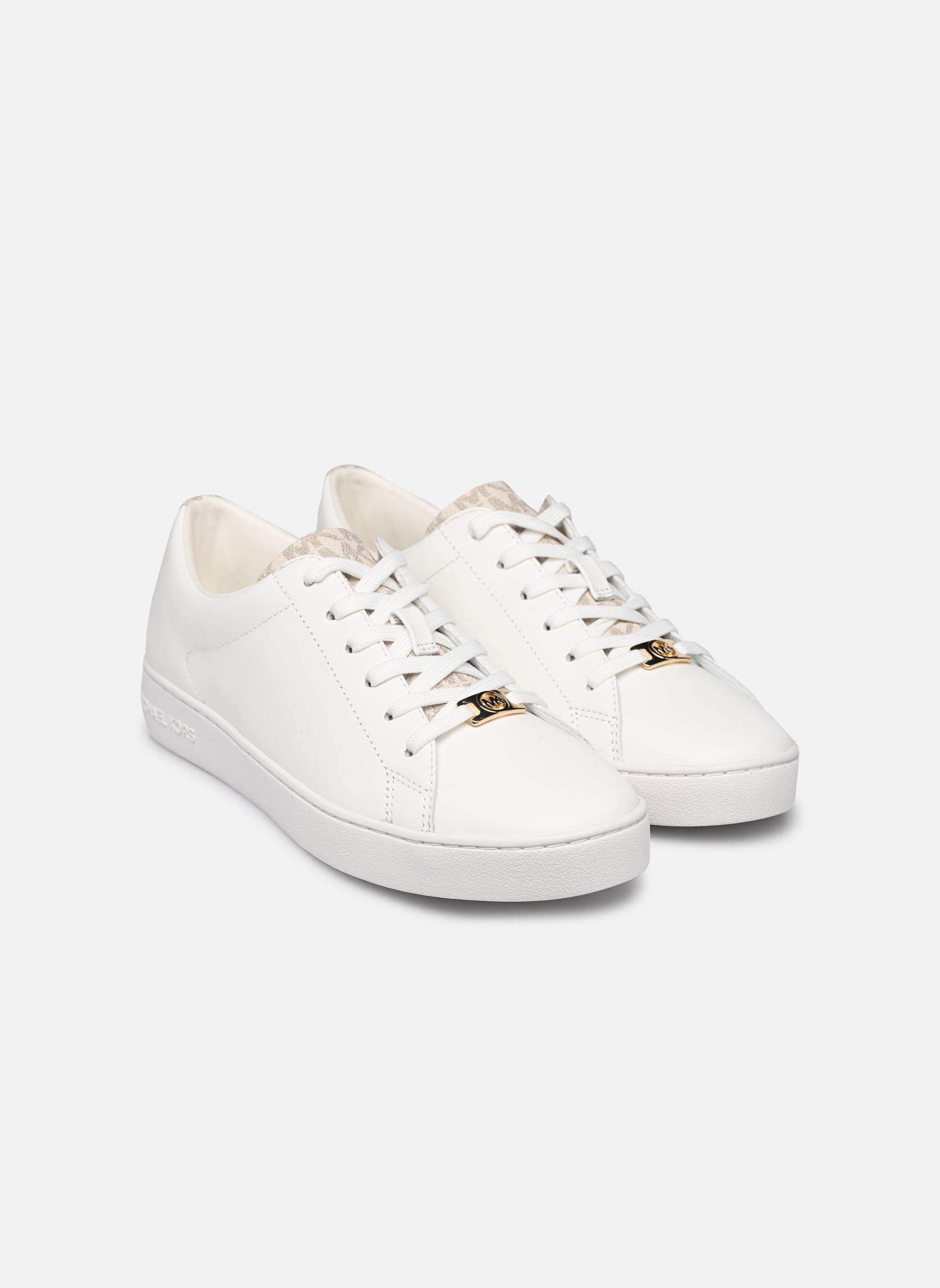 Lage sneakers KEATON LACE UP dames wit Michael Michael Kors Lage sneakers KEATON LACE UP dames wit VANILLA
