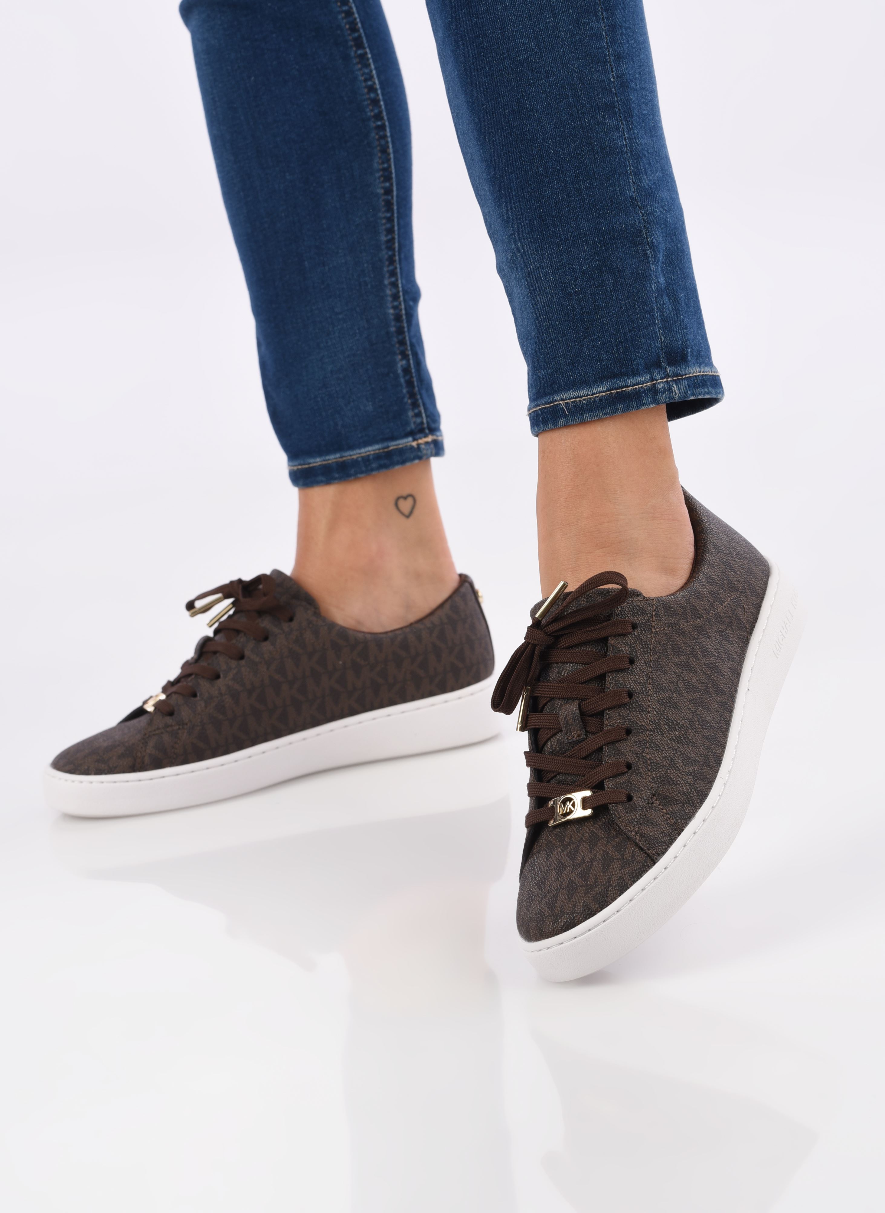 Baskets basses KEATON LACE UP femme marron Michael Michael Kors Baskets basses KEATON LACE UP femme marron BROWN