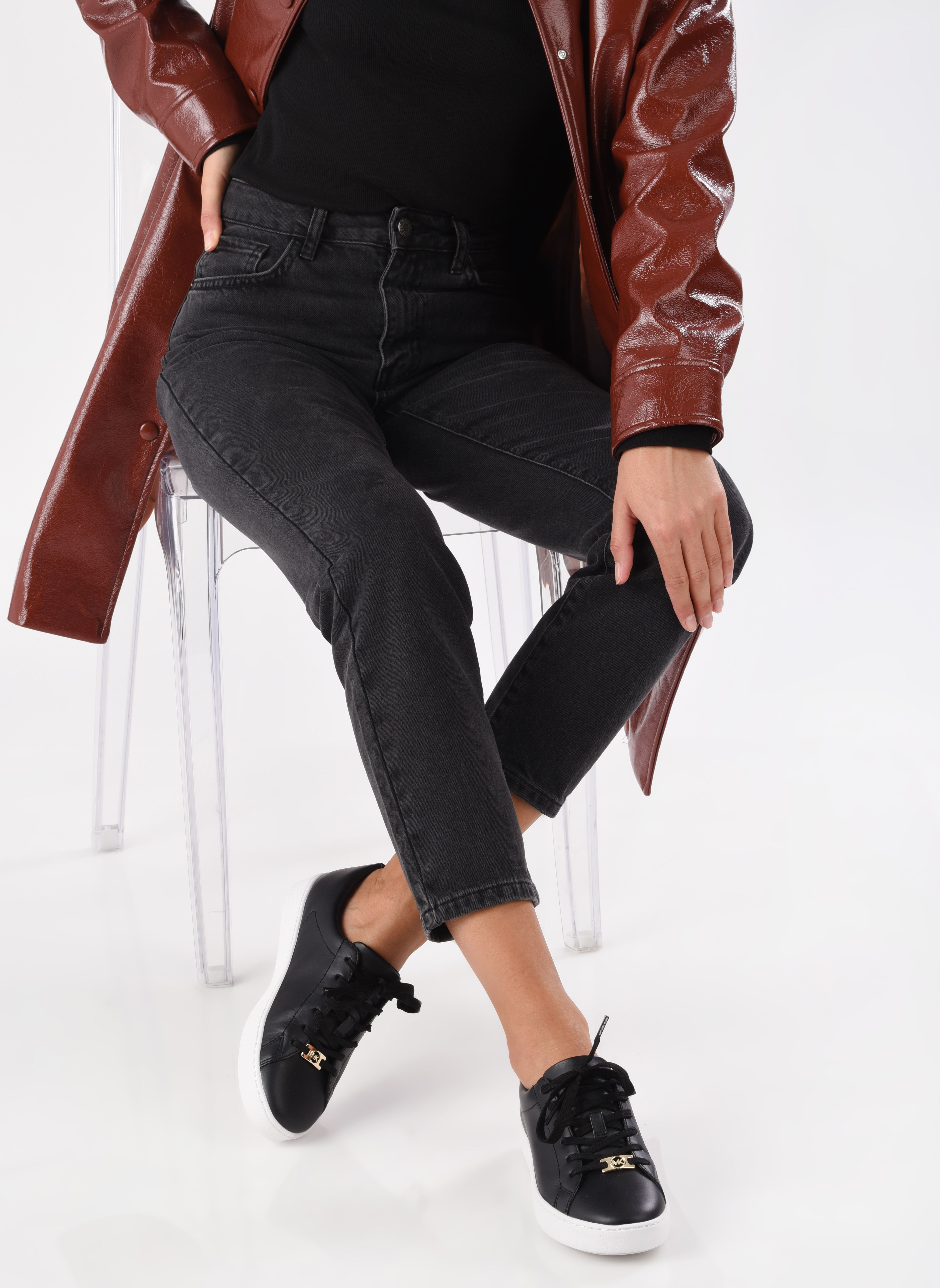 Baskets basses KEATON LACE UP femme noir Michael Michael Kors Baskets basses KEATON LACE UP femme noir BLACK