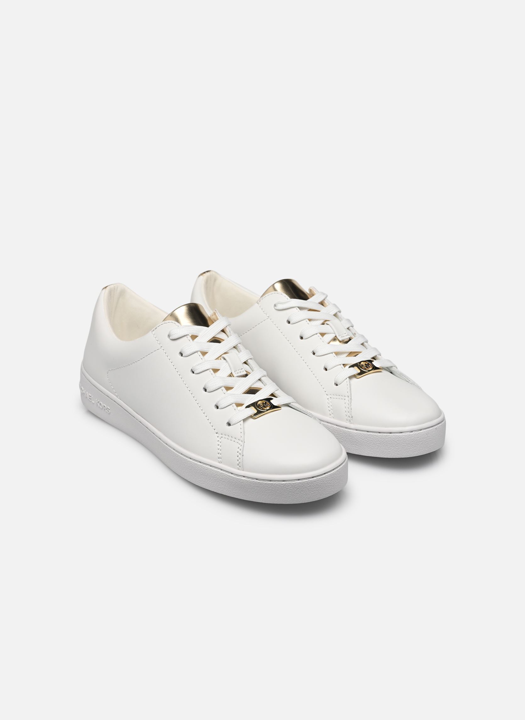 Lage sneakers KEATON LACE UP dames wit Michael Michael Kors Lage sneakers KEATON LACE UP dames wit PALE GOLD