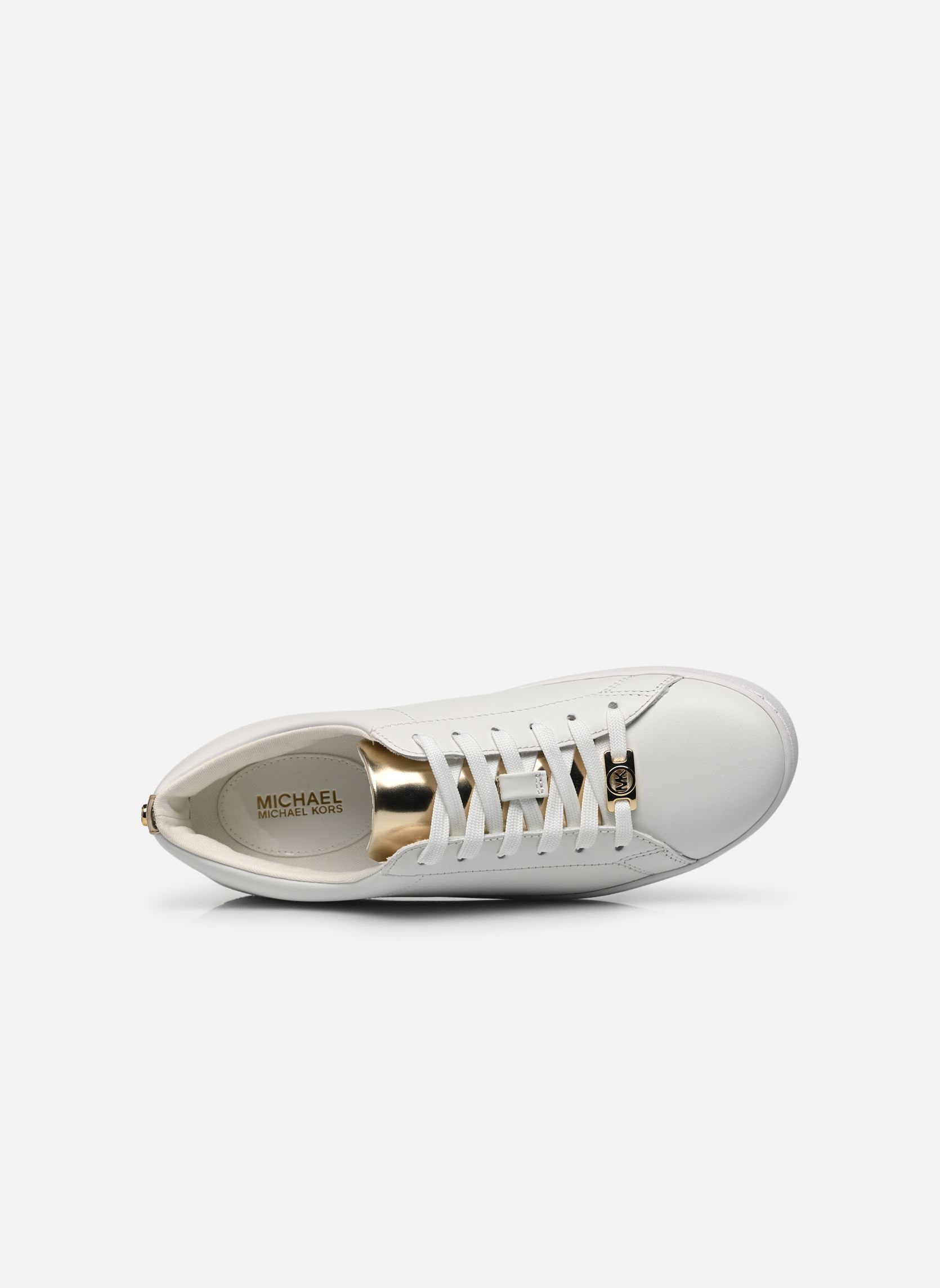 Lage sneakers KEATON LACE UP dames wit Michael Michael Kors Lage sneakers KEATON LACE UP dames wit PALE GOLD
