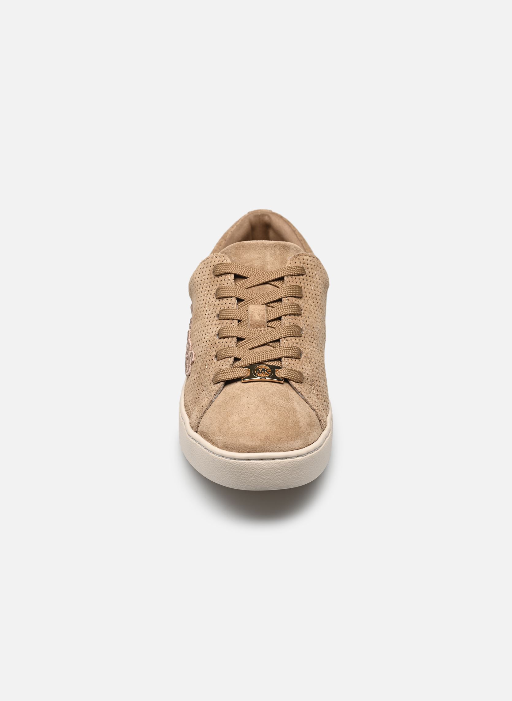 Sneakers basse KEATON LACE UP donna beige Michael Michael Kors Sneakers basse KEATON LACE UP donna beige HUSK