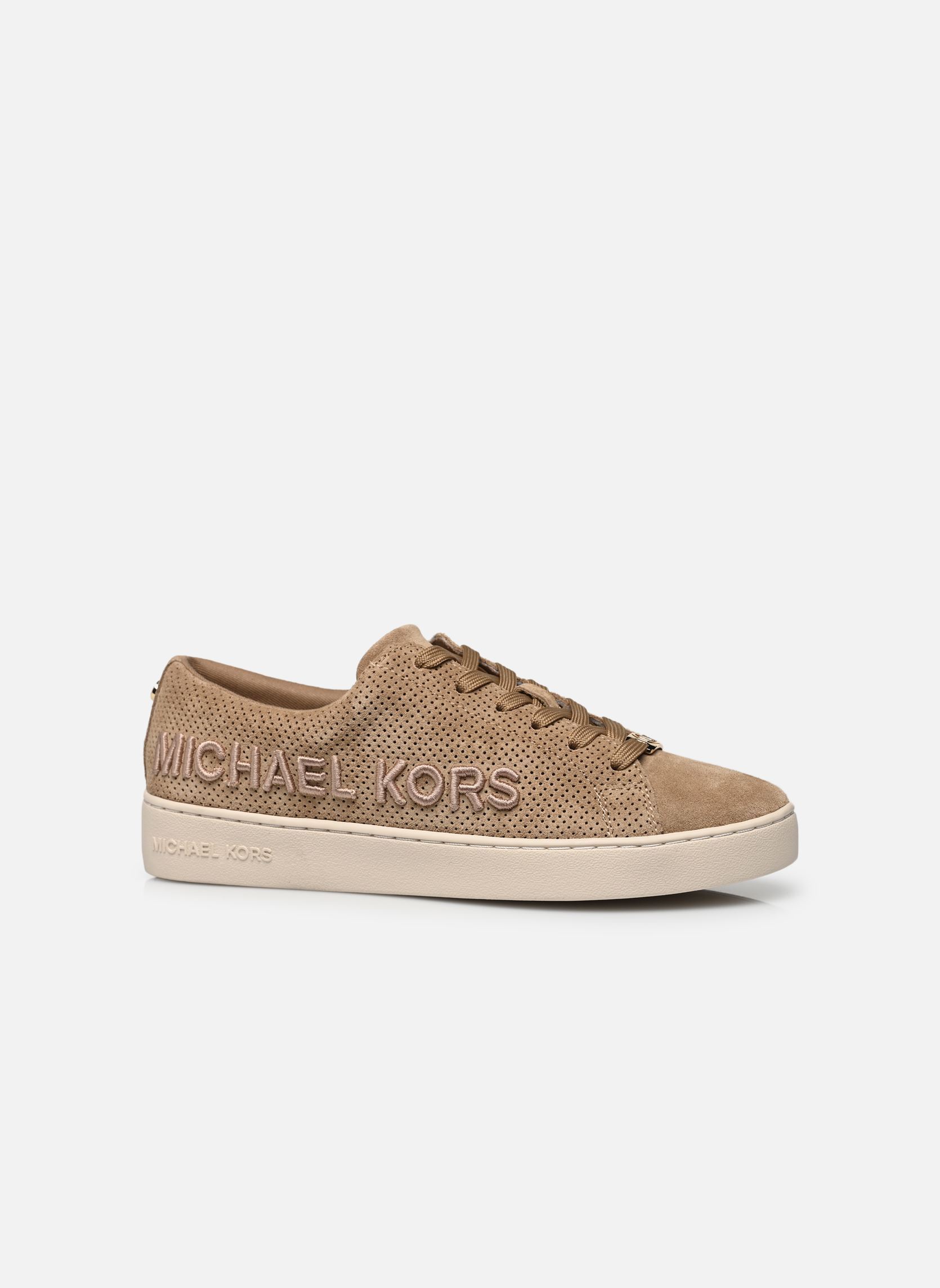 Sneakers basse KEATON LACE UP donna beige Michael Michael Kors Sneakers basse KEATON LACE UP donna beige HUSK