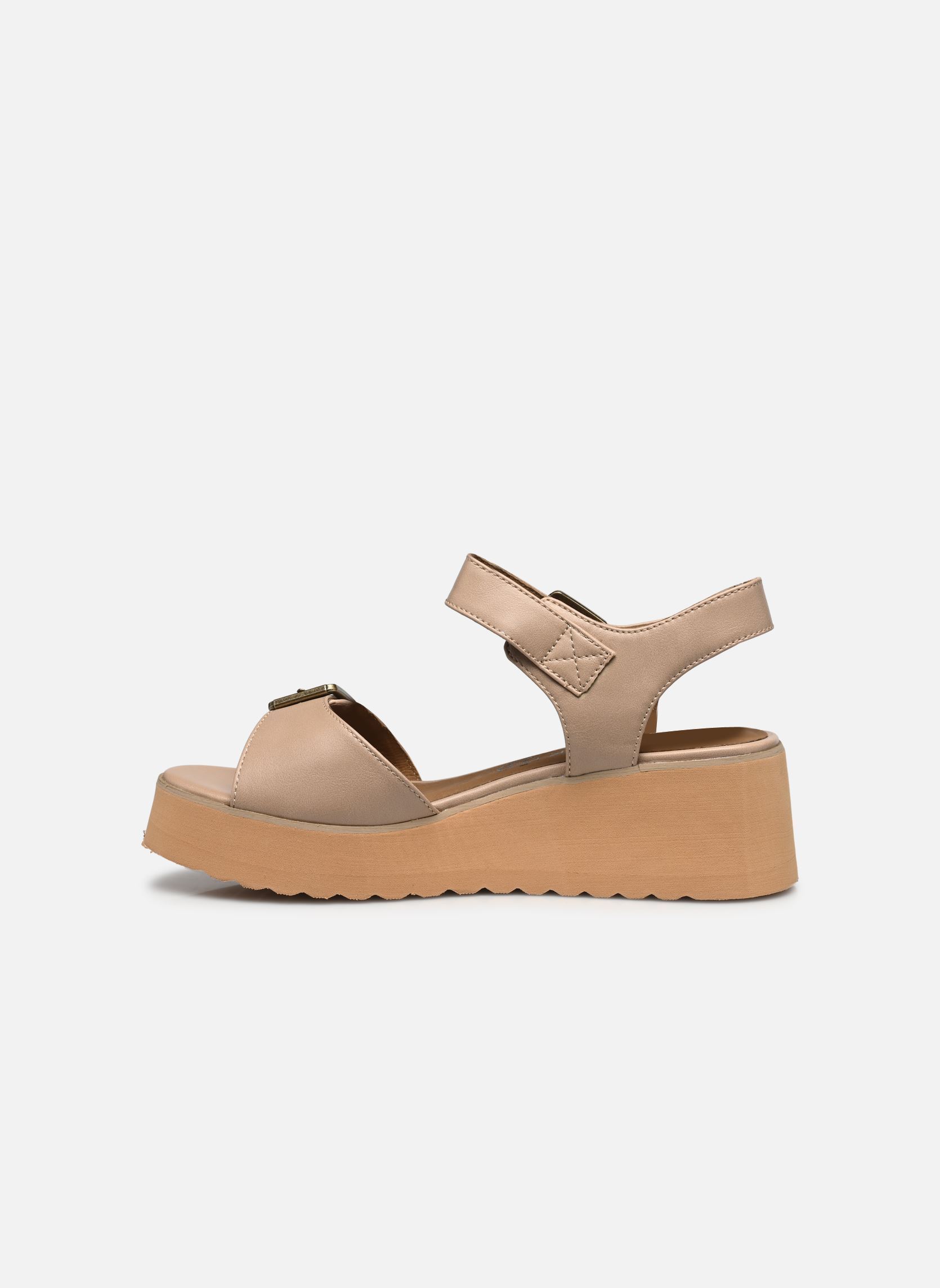 Keil- und Plateausandalen Helena damen beige Chattawak Keil- und Plateausandalen Helena damen beige Taupe