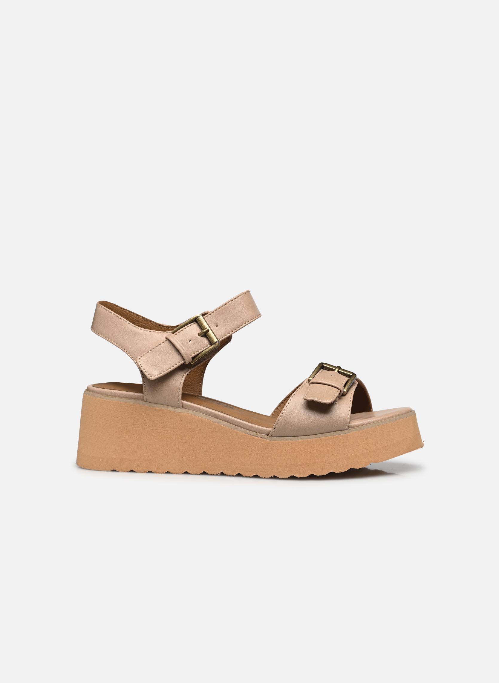 Keil- und Plateausandalen Helena damen beige Chattawak Keil- und Plateausandalen Helena damen beige Taupe