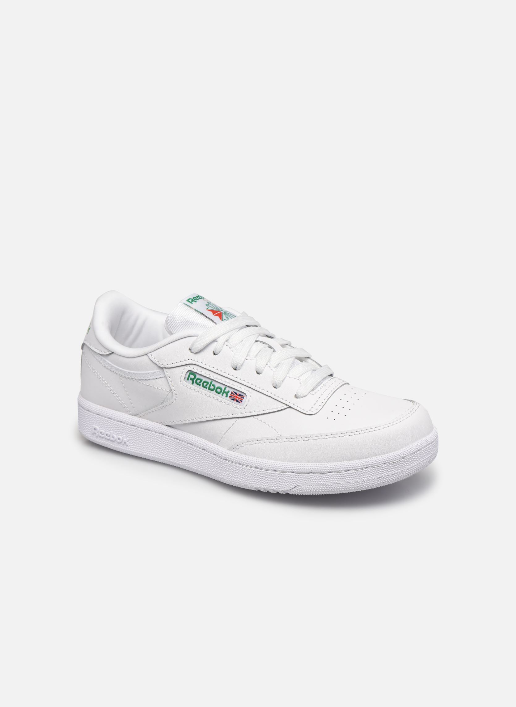 Baskets basses Club C J blanc Reebok Baskets basses Club C J blanc WHITEGLEN GREENVECTOR BLUE