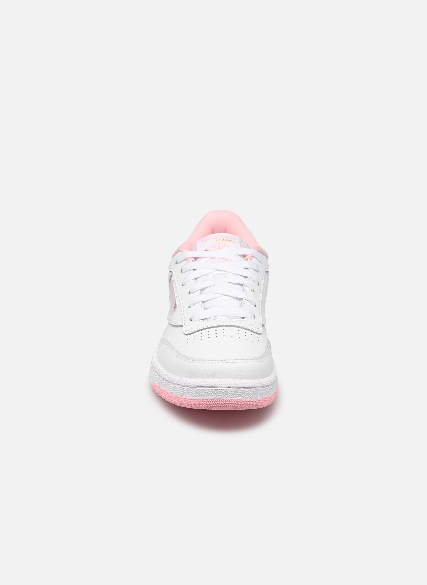 Baskets basses Club C J fille blanc Reebok Baskets basses Club C J fille blanc White/Pnkglw/Rosgol