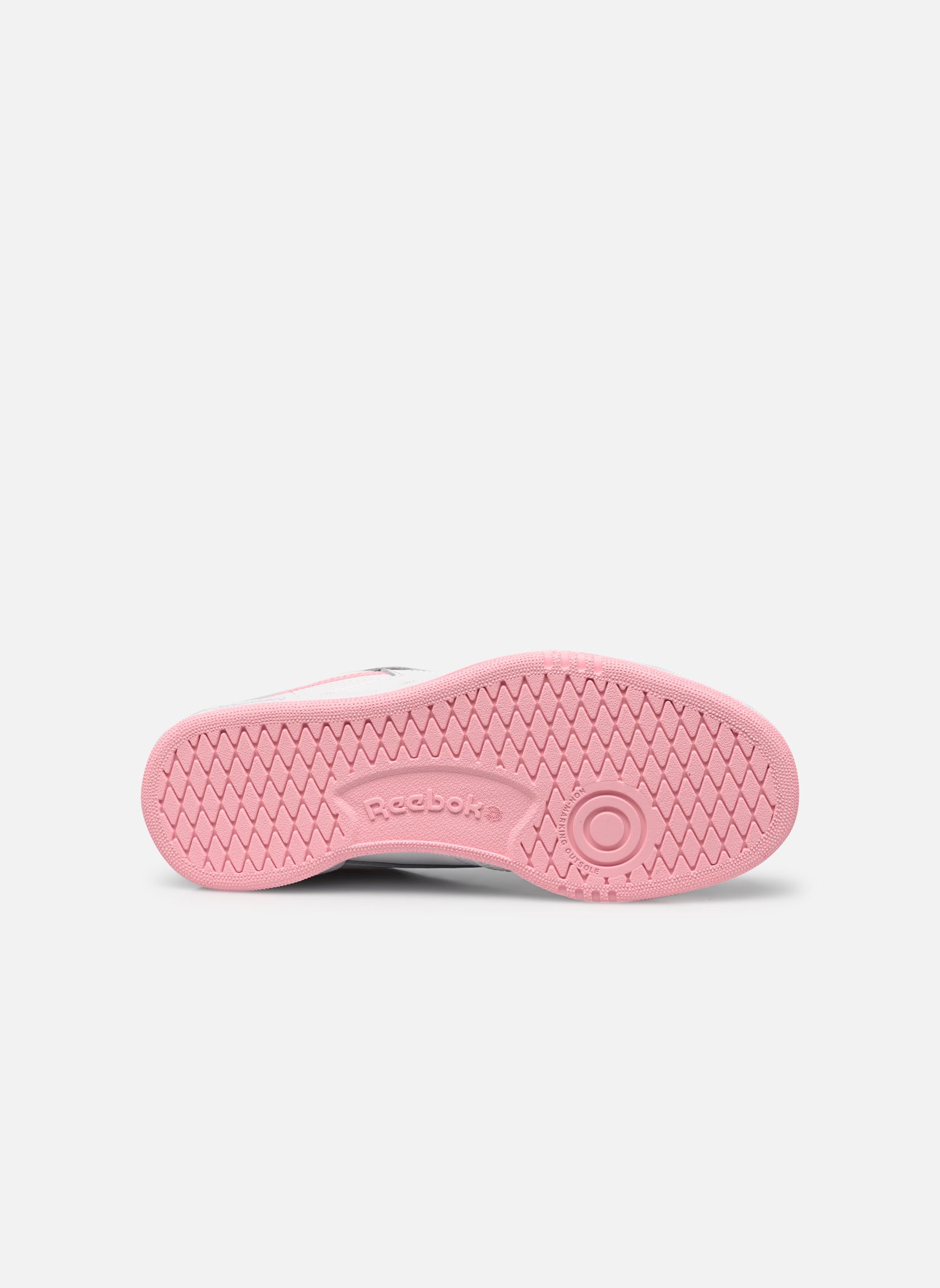 Baskets basses Club C J fille blanc Reebok Baskets basses Club C J fille blanc White/Pnkglw/Rosgol
