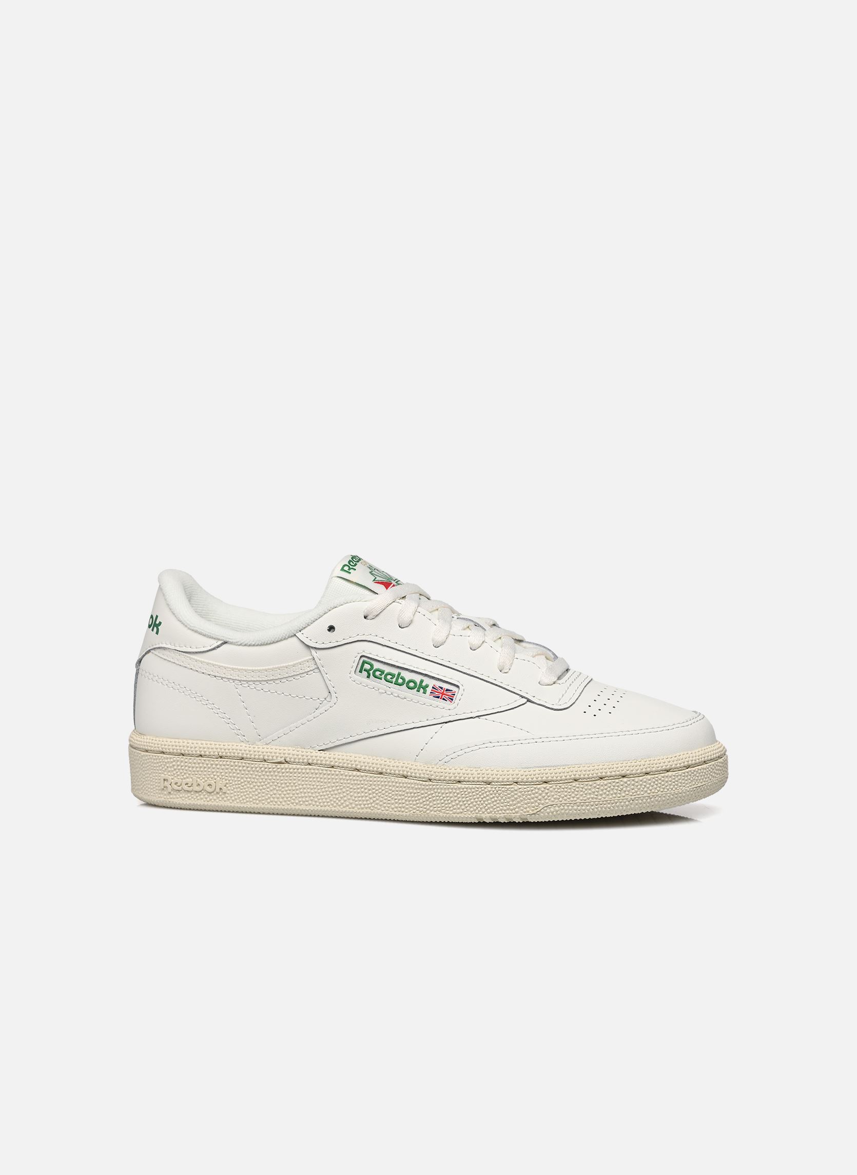 Baskets basses Club C J blanc Reebok Baskets basses Club C J blanc CHALK/CHALK/GLEGRN