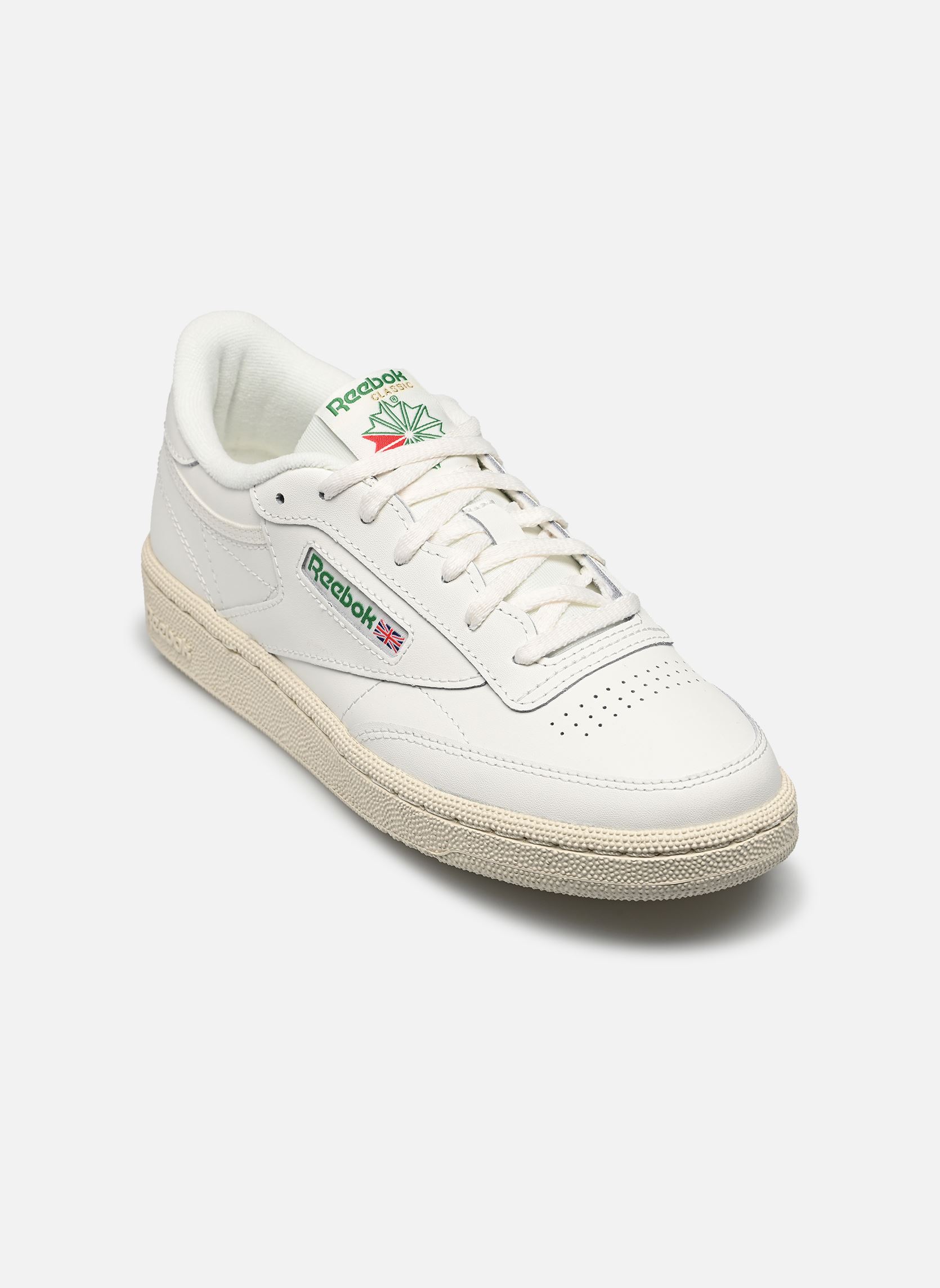 Baskets basses Club C J blanc Reebok Baskets basses Club C J blanc CHALK/CHALK/GLEGRN