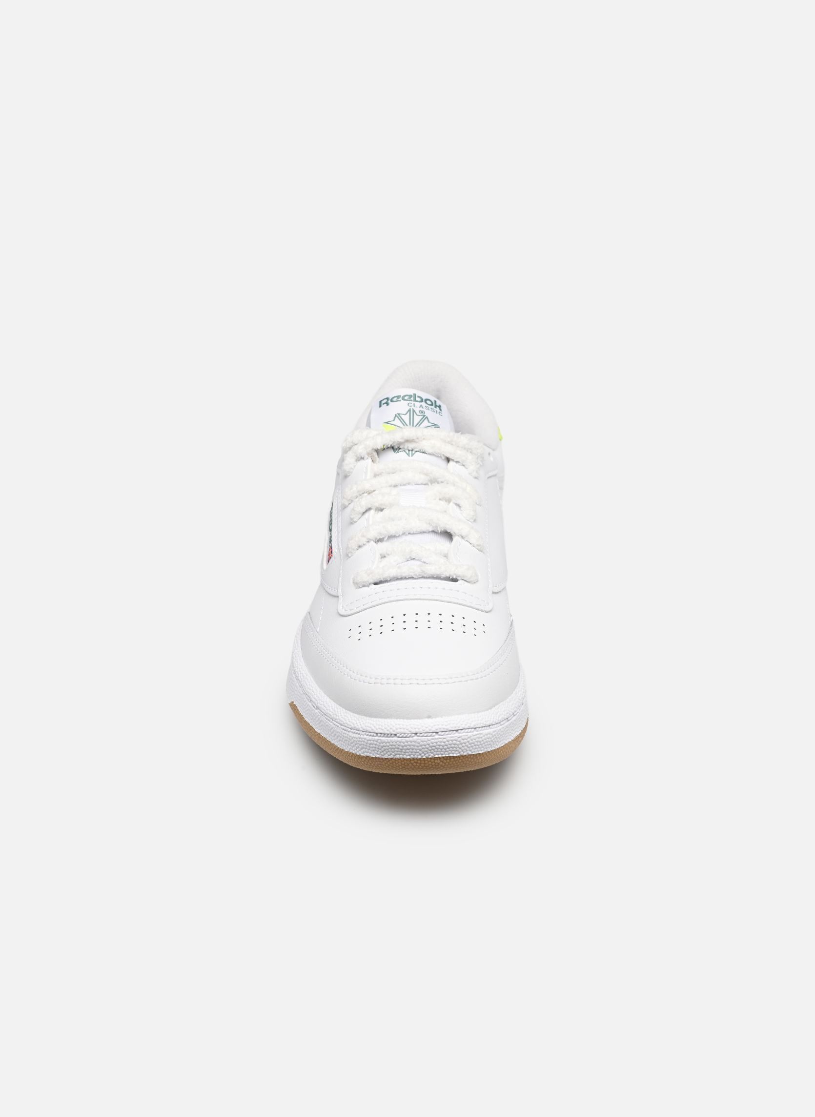 Niedrige Sneaker Club C J weiß Reebok Niedrige Sneaker Club C J weiß FTWR WHITE/DIGITAL LIME/FIELD