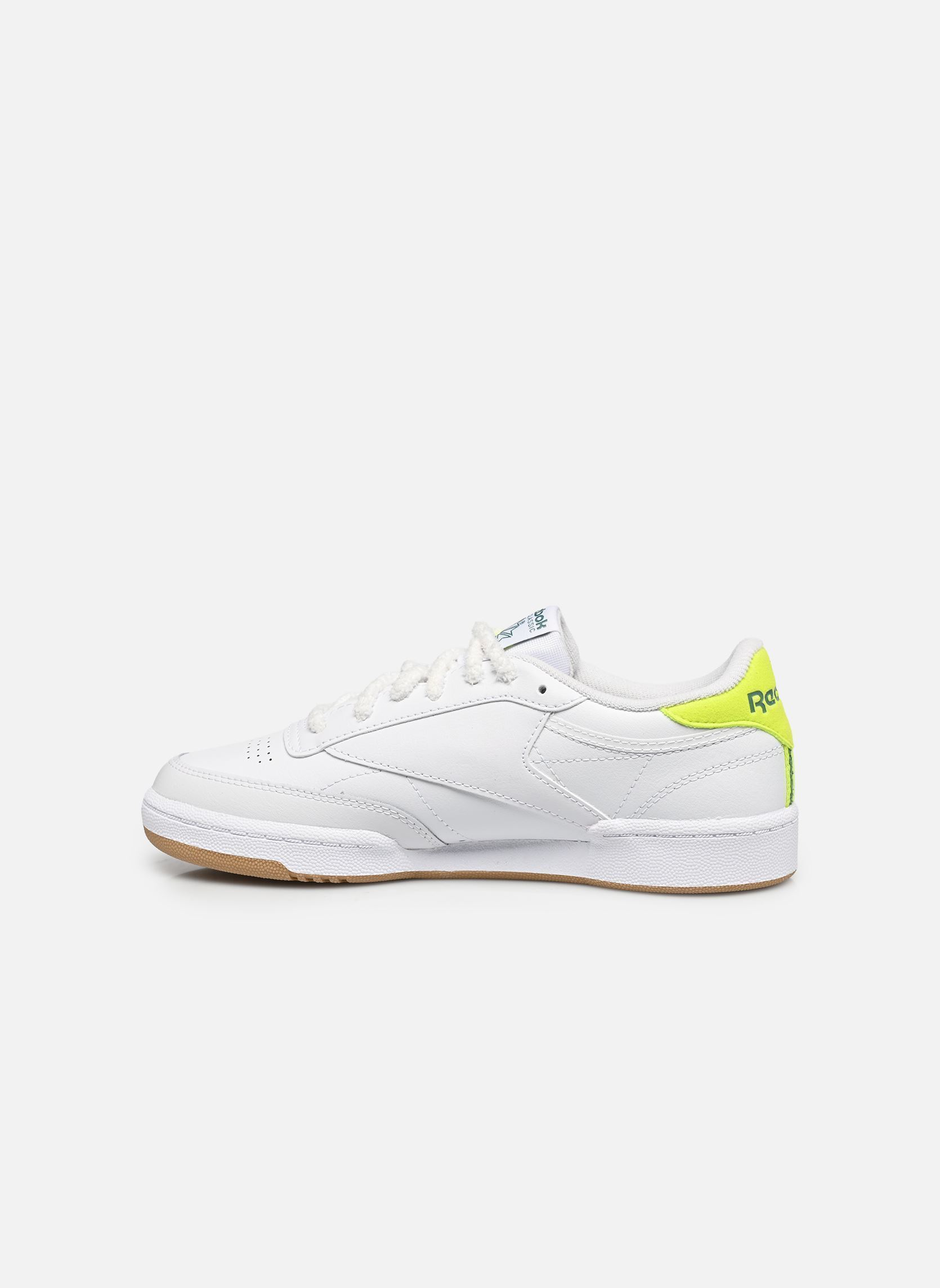 Niedrige Sneaker Club C J weiß Reebok Niedrige Sneaker Club C J weiß FTWR WHITE/DIGITAL LIME/FIELD