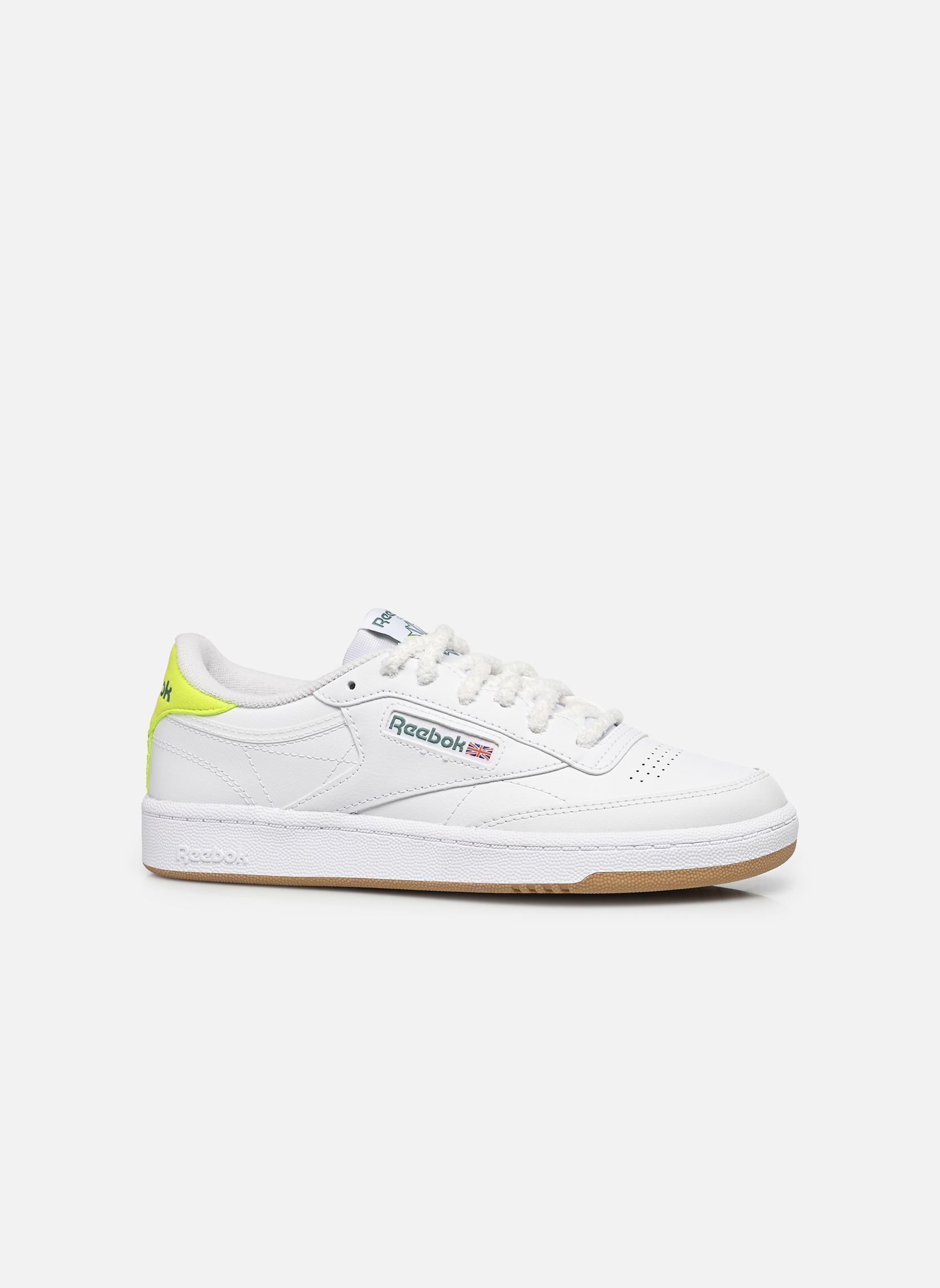 Niedrige Sneaker Club C J weiß Reebok Niedrige Sneaker Club C J weiß FTWR WHITE/DIGITAL LIME/FIELD
