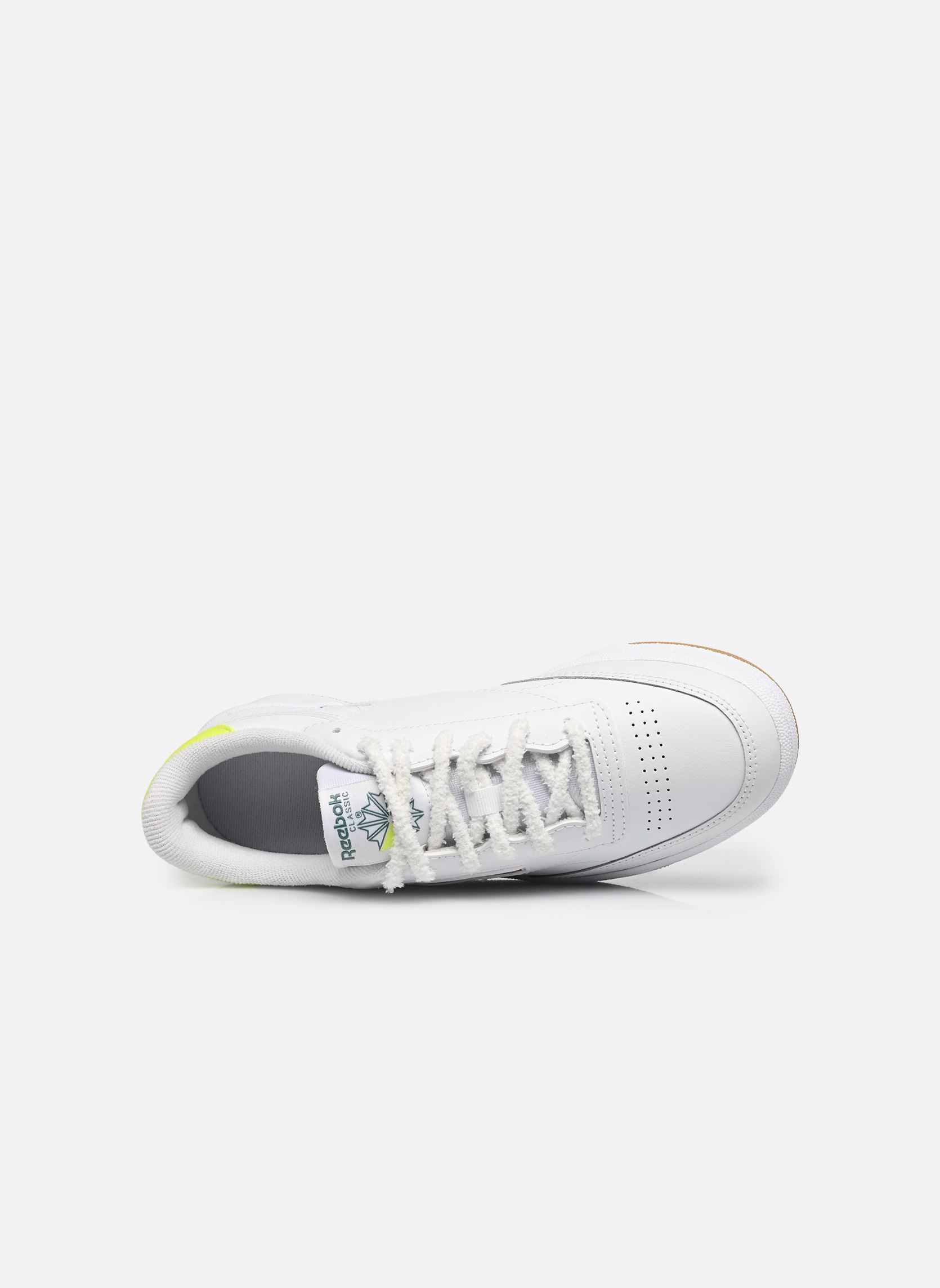 Niedrige Sneaker Club C J weiß Reebok Niedrige Sneaker Club C J weiß FTWR WHITE/DIGITAL LIME/FIELD