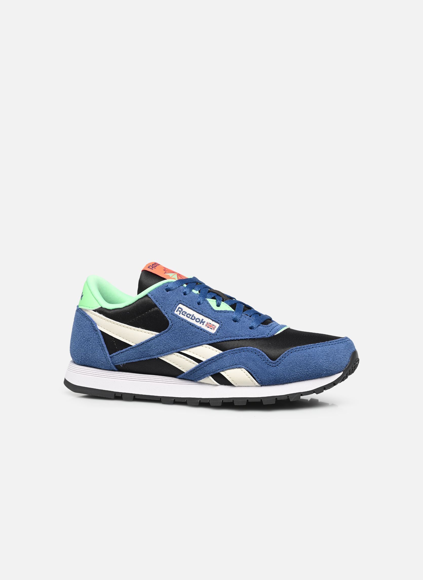 Niedrige Sneaker Cl Nylon J blau Reebok Niedrige Sneaker Cl Nylon J blau TWILIGHTBLUE/BLACK/CHALK