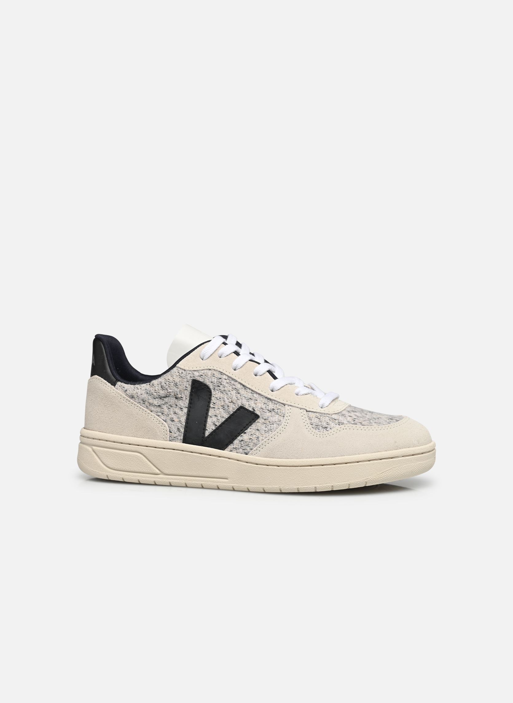 Lage sneakers V-10 FLANNEL M heren grijs Veja Lage sneakers V-10 FLANNEL M heren grijs SNOW_BLACK