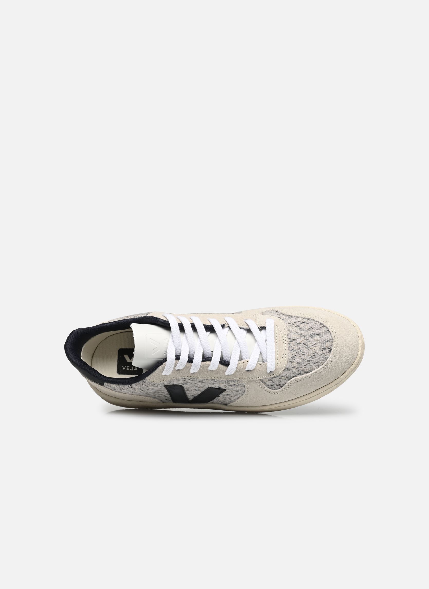 Lage sneakers V-10 FLANNEL M heren grijs Veja Lage sneakers V-10 FLANNEL M heren grijs SNOW_BLACK