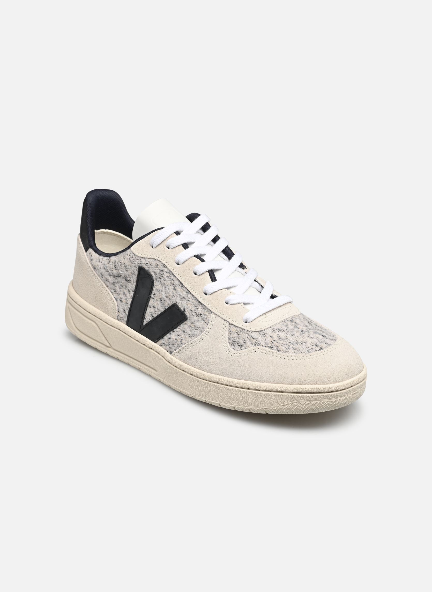 Lage sneakers V-10 FLANNEL M heren grijs Veja Lage sneakers V-10 FLANNEL M heren grijs SNOW_BLACK