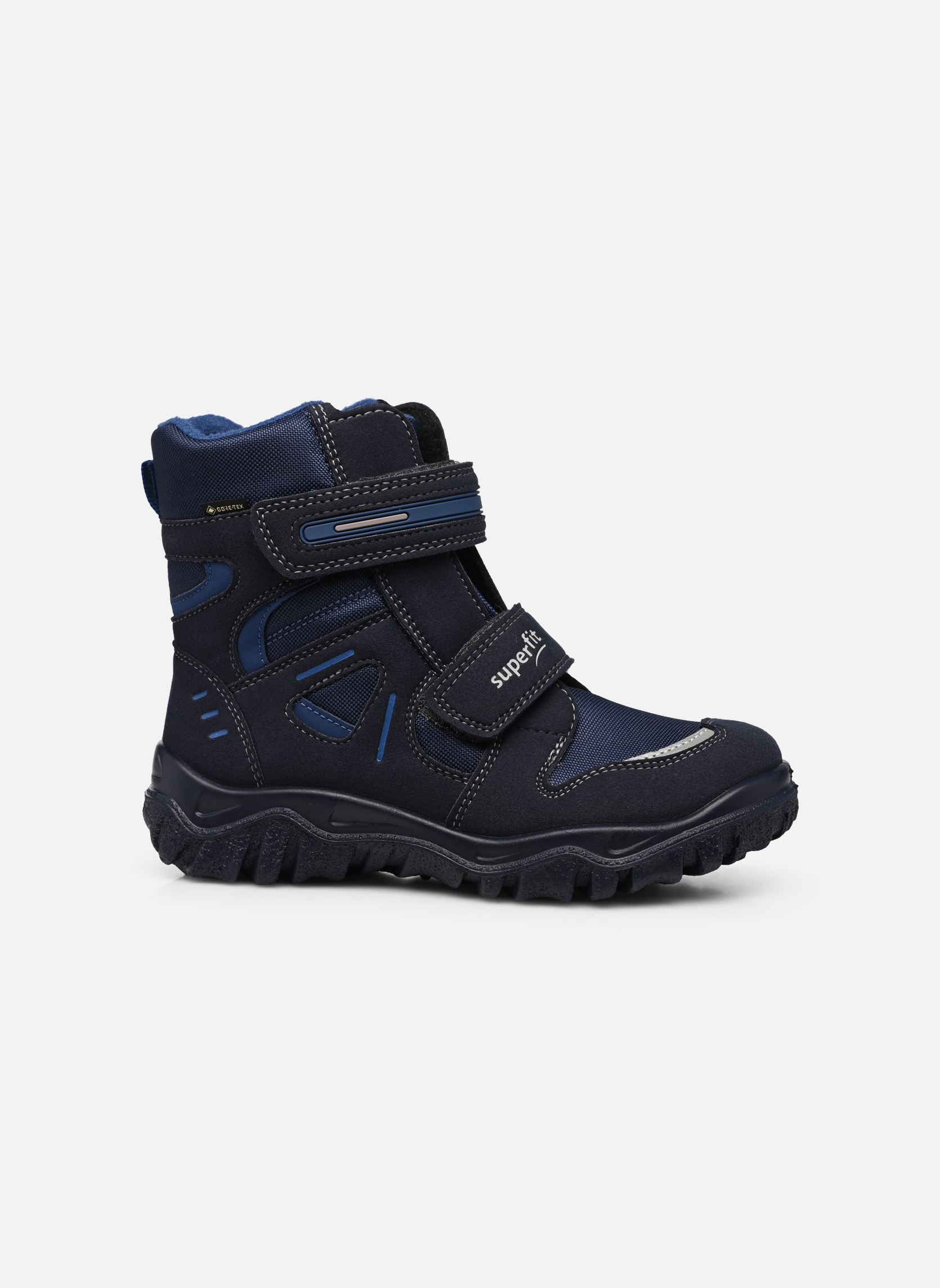 Bottes De Neige VITIKE Pour Enfants - Chaussures Montantes Chaudes Et Antidérapantes Pour Garçons Et Filles - Taille 36 EU - Bleu Marine - Idéales Pour L'hiver, La Randonnée Et Le Trekking
