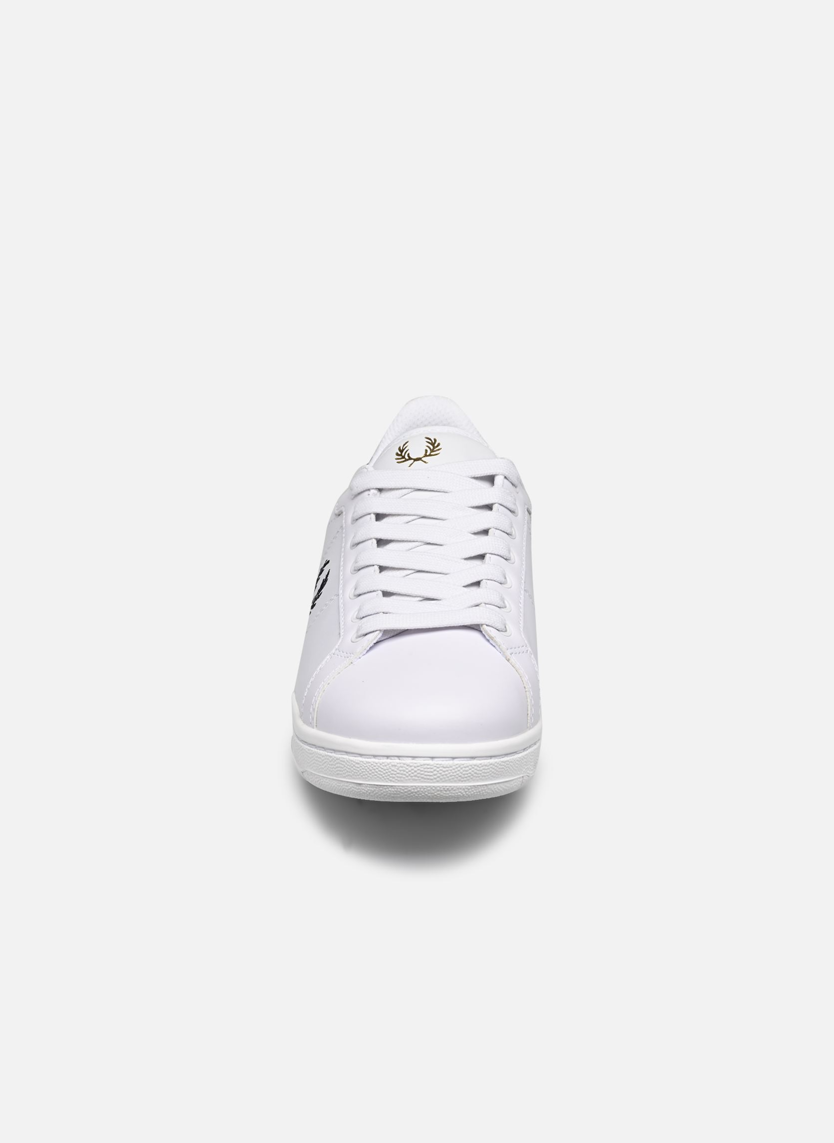 Niedrige Sneaker B722 Leather herren weiß Fred Perry Niedrige Sneaker B722 Leather herren weiß 567-WHITE/NAVY