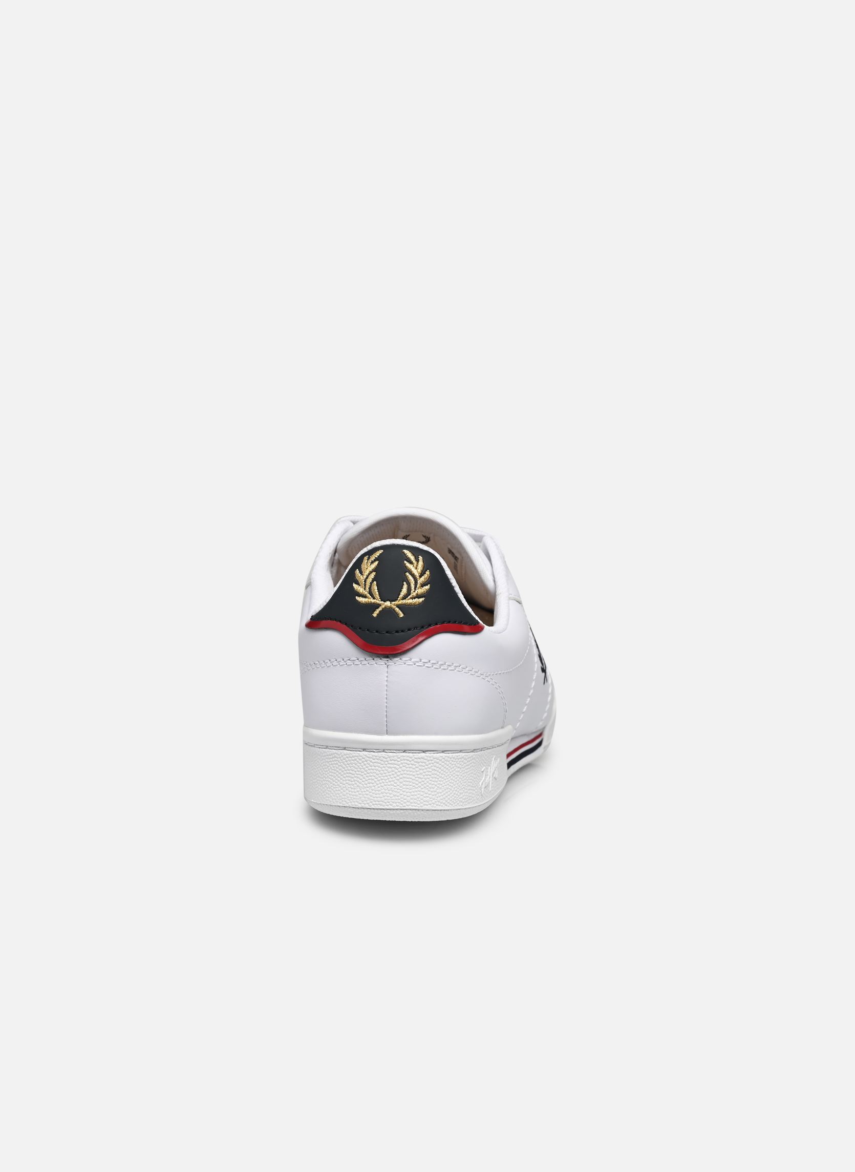 Niedrige Sneaker B722 Leather herren weiß Fred Perry Niedrige Sneaker B722 Leather herren weiß 567-WHITE/NAVY