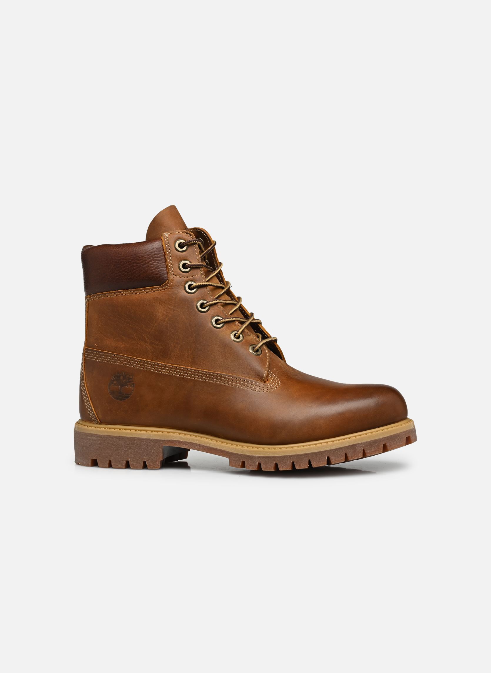 Geschnürte Stiefeletten Heritage 6 herren braun Timberland Geschnürte Stiefeletten Heritage 6 herren braun BURNT ORANGE WORN OILED