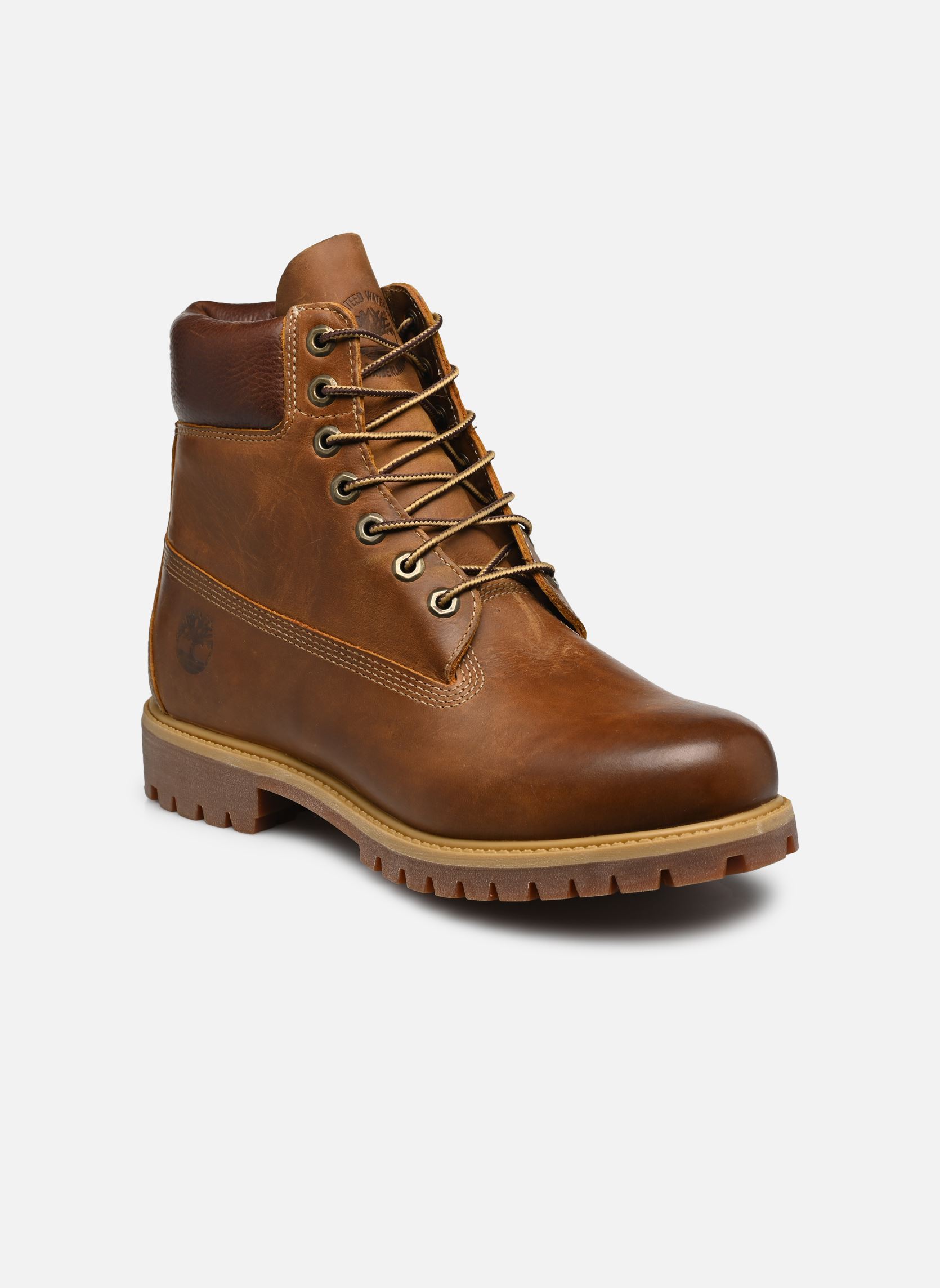 Geschnürte Stiefeletten Heritage 6 herren braun Timberland Geschnürte Stiefeletten Heritage 6 herren braun BURNT ORANGE WORN OILED