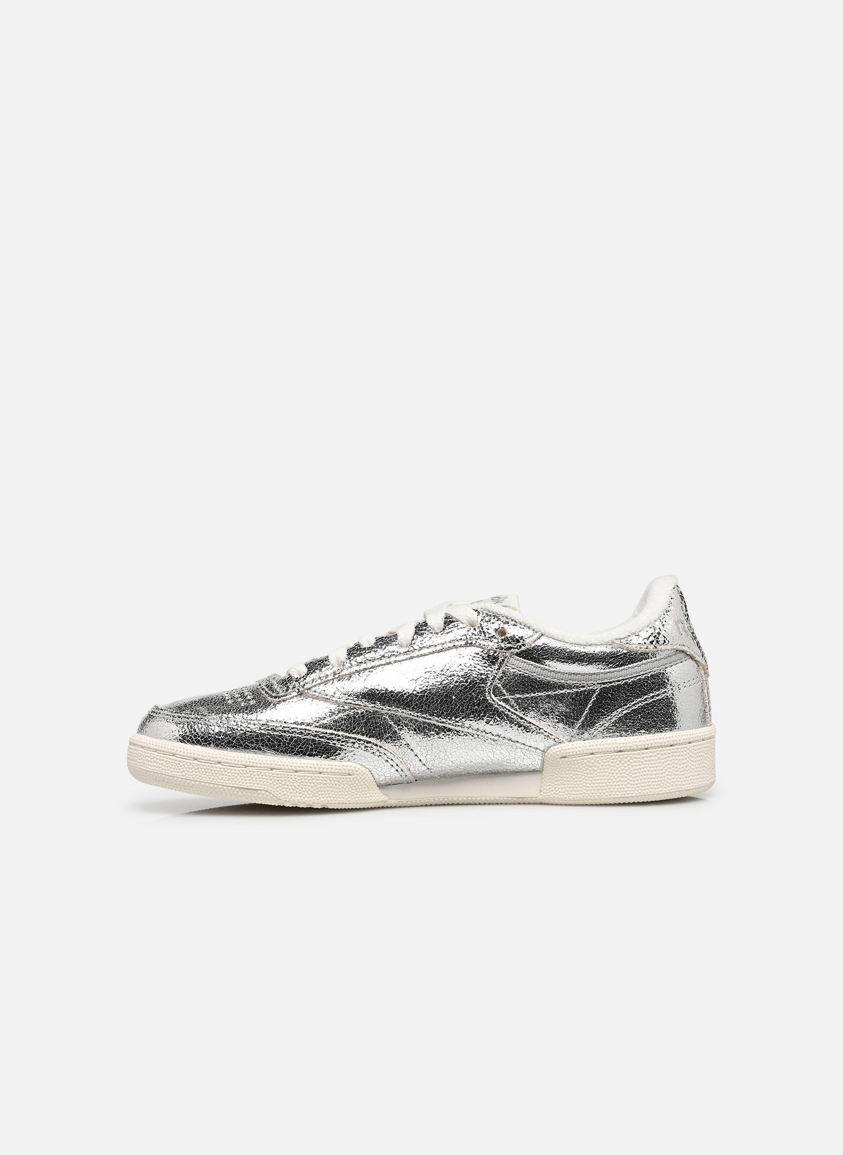 Niedrige Sneaker Club C 85 damen silber Reebok Niedrige Sneaker Club C 85 damen silber SILVERMETALLIC/CHALK/NEWGREY1