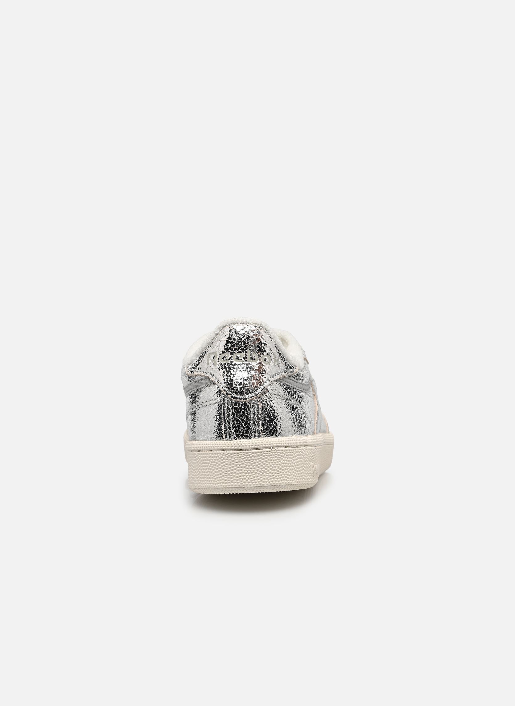 Niedrige Sneaker Club C 85 damen silber Reebok Niedrige Sneaker Club C 85 damen silber SILVERMETALLIC/CHALK/NEWGREY1