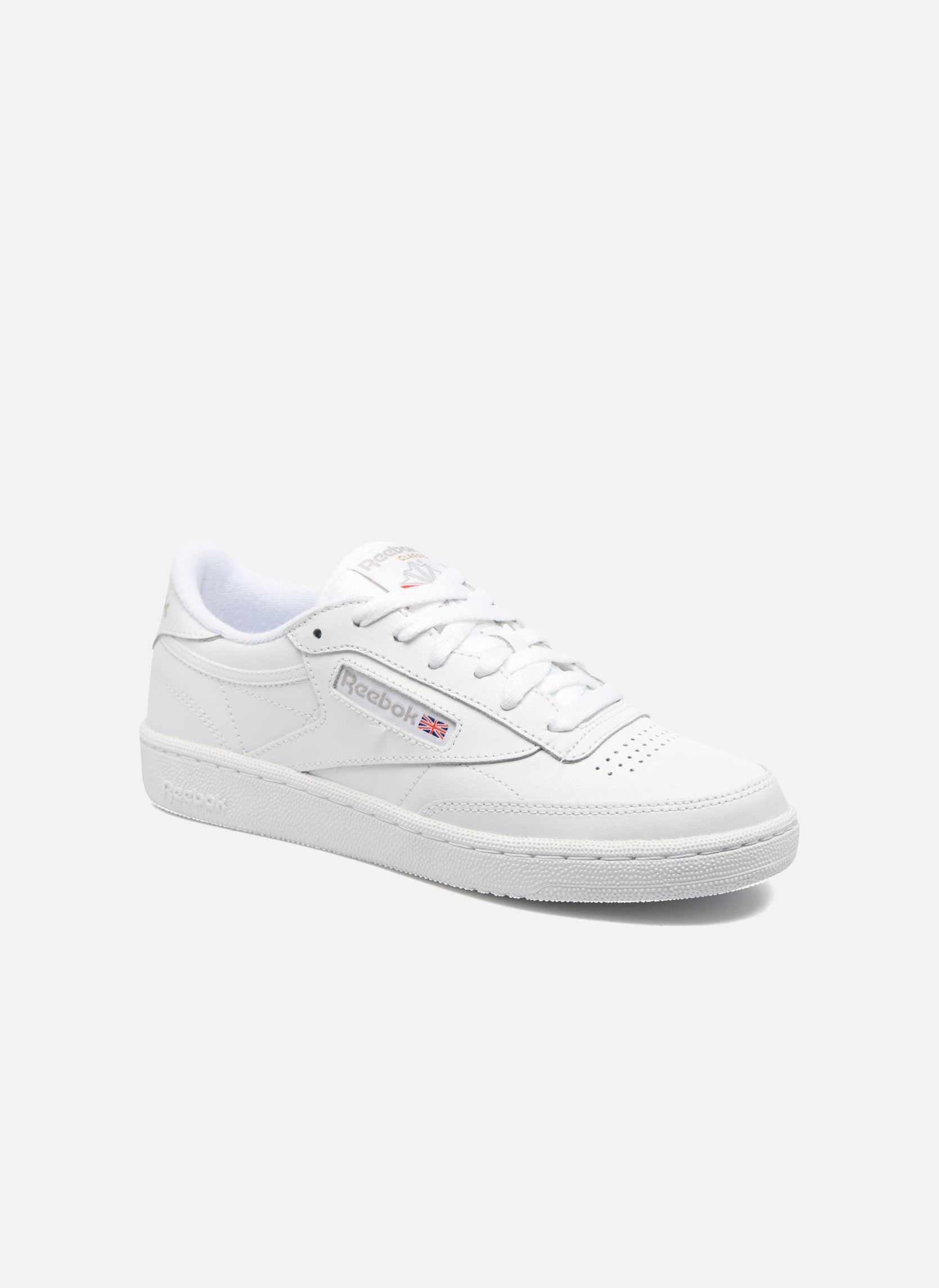 Baskets basses Club C 85 femme blanc Reebok Baskets basses Club C 85 femme blanc WHITELIGHT GREY
