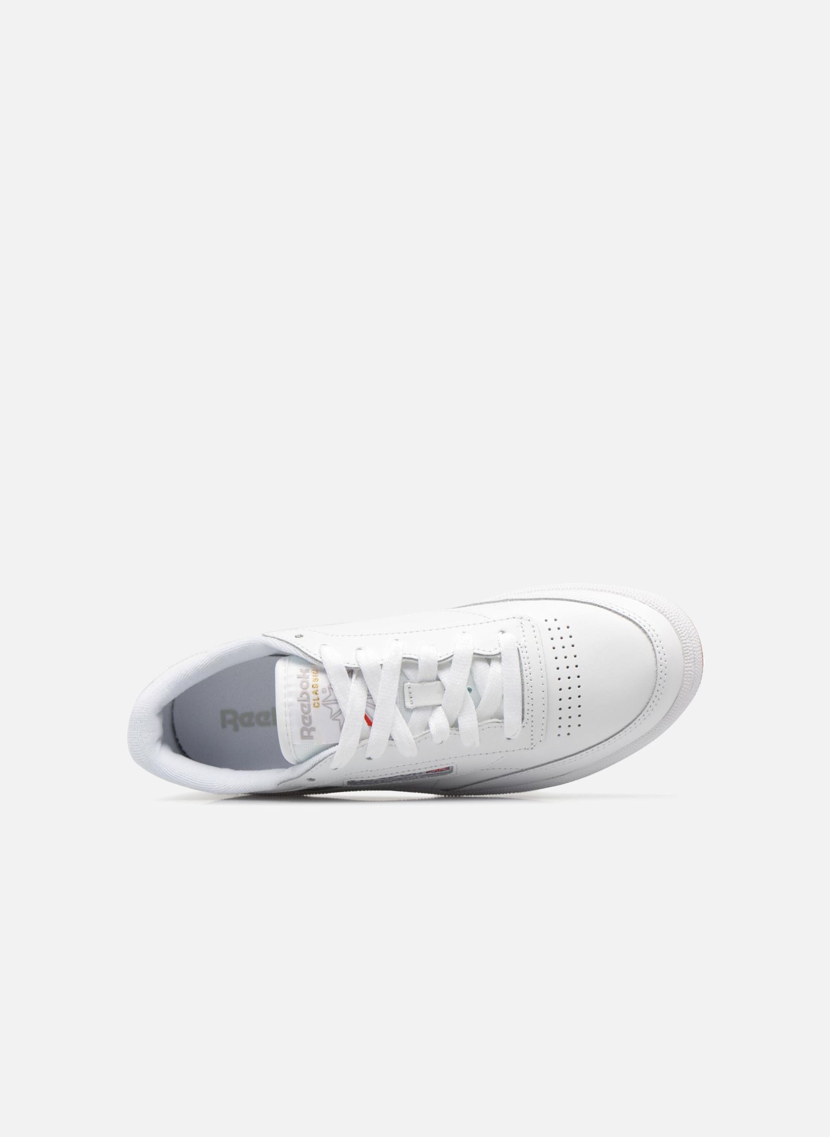 Baskets basses Club C 85 femme blanc Reebok Baskets basses Club C 85 femme blanc WHITELIGHT GREYGUM