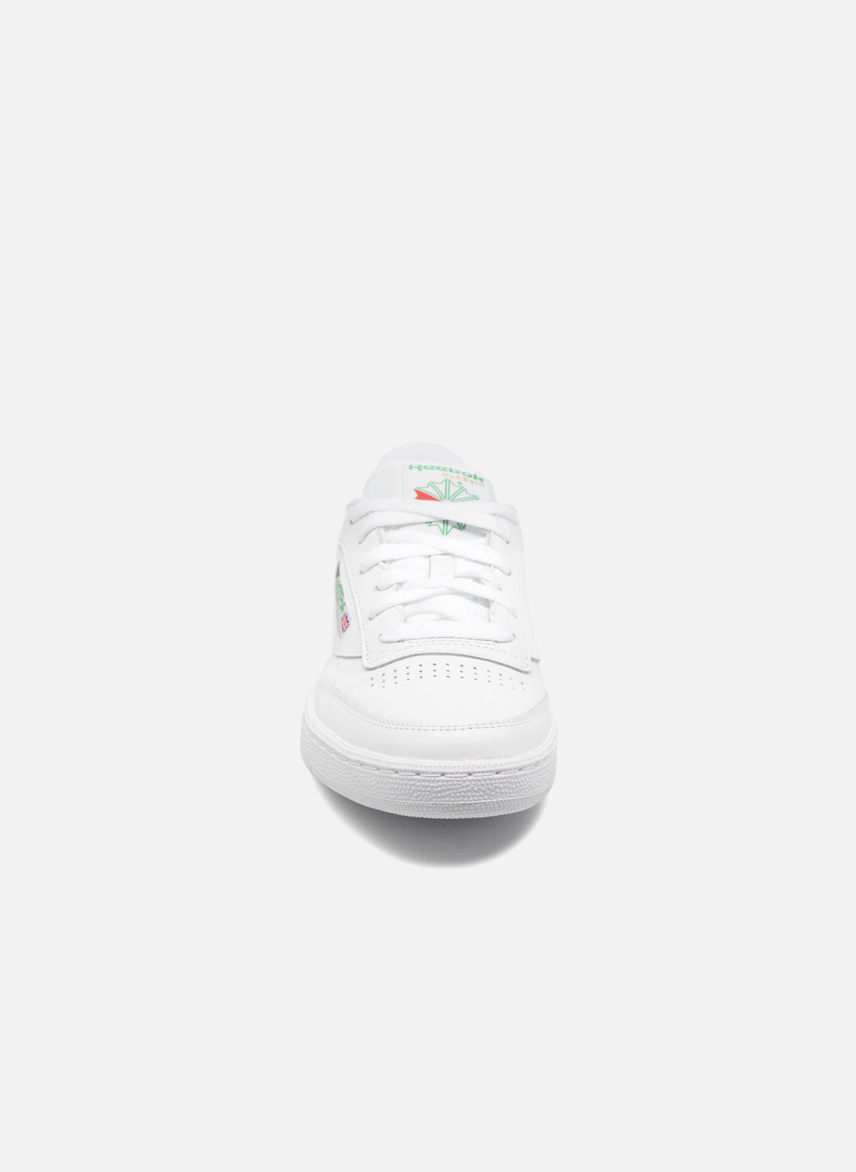 Baskets basses Club C 85 blanc Reebok Baskets basses Club C 85 blanc WHITE GREEN