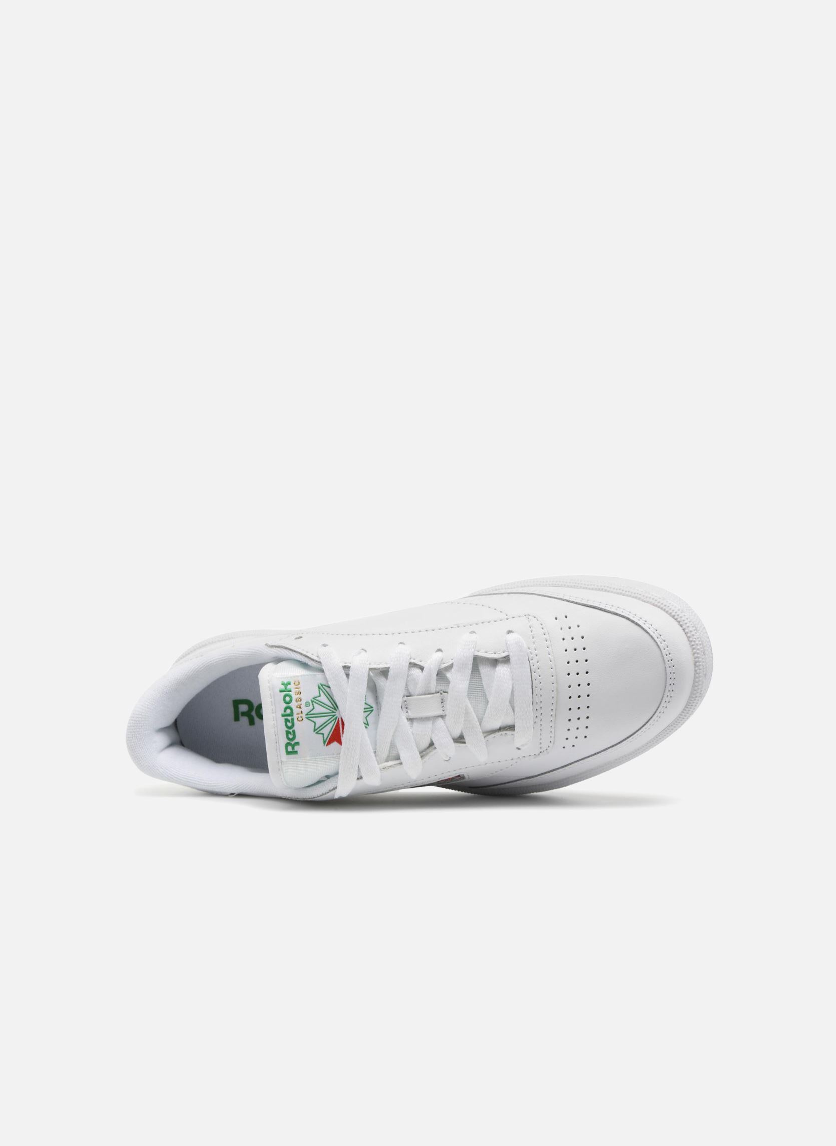 Baskets basses Club C 85 blanc Reebok Baskets basses Club C 85 blanc WHITE GREEN