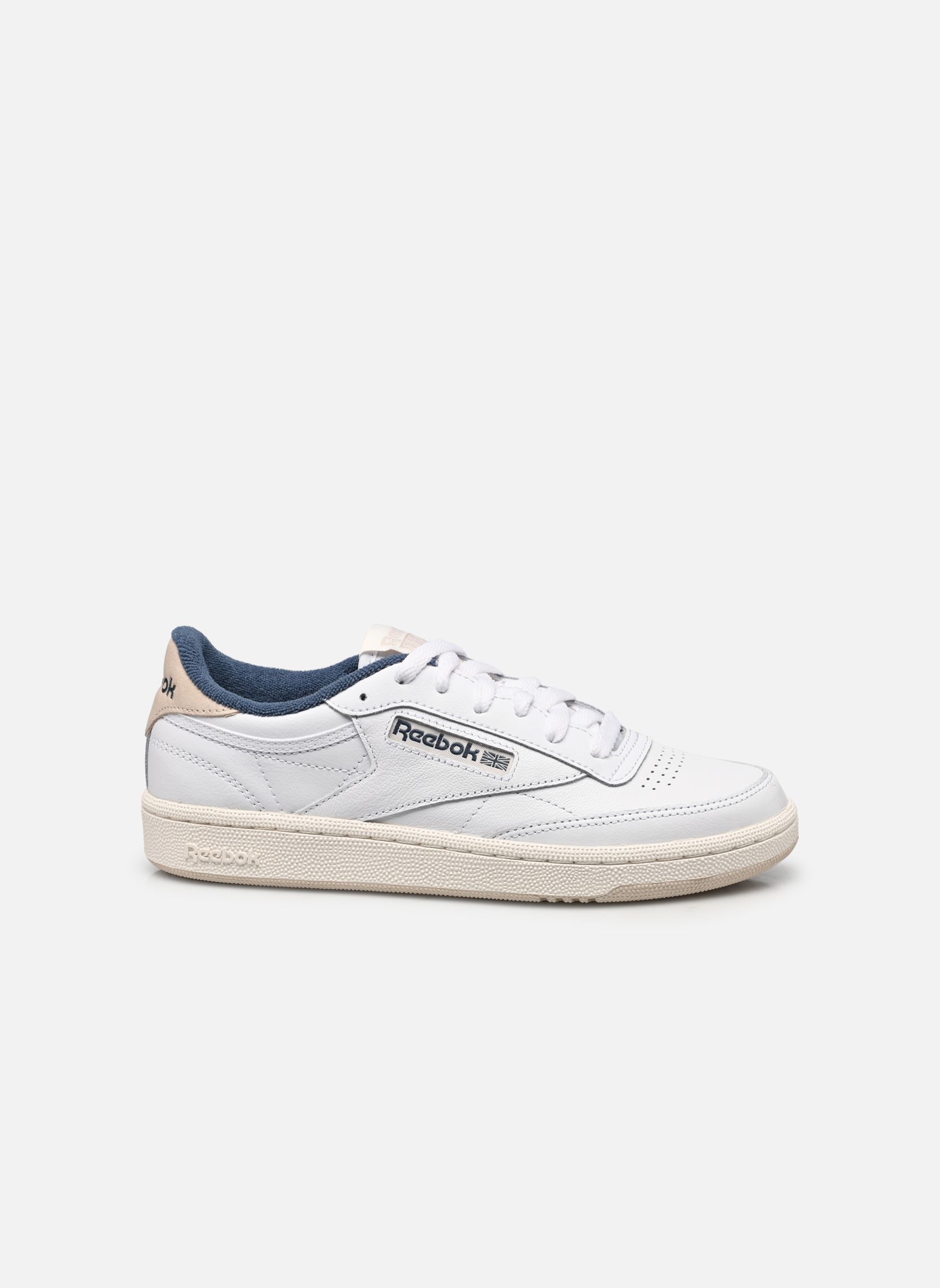 Baskets basses Club C 85 femme blanc Reebok Baskets basses Club C 85 femme blanc Ftwwht/Hooblu/Stucco