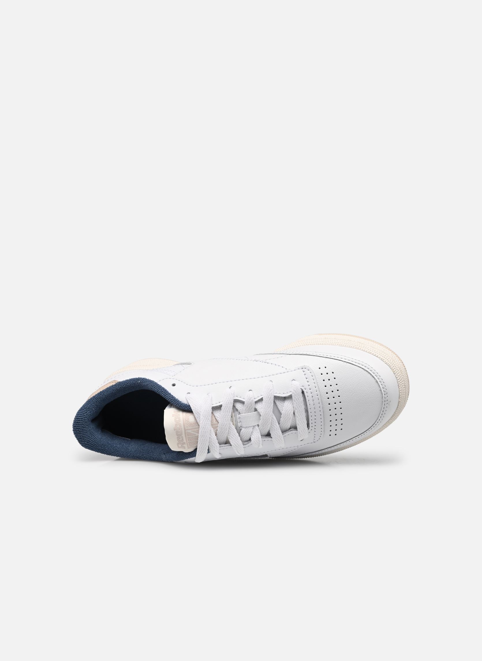 Baskets basses Club C 85 femme blanc Reebok Baskets basses Club C 85 femme blanc Ftwwht/Hooblu/Stucco